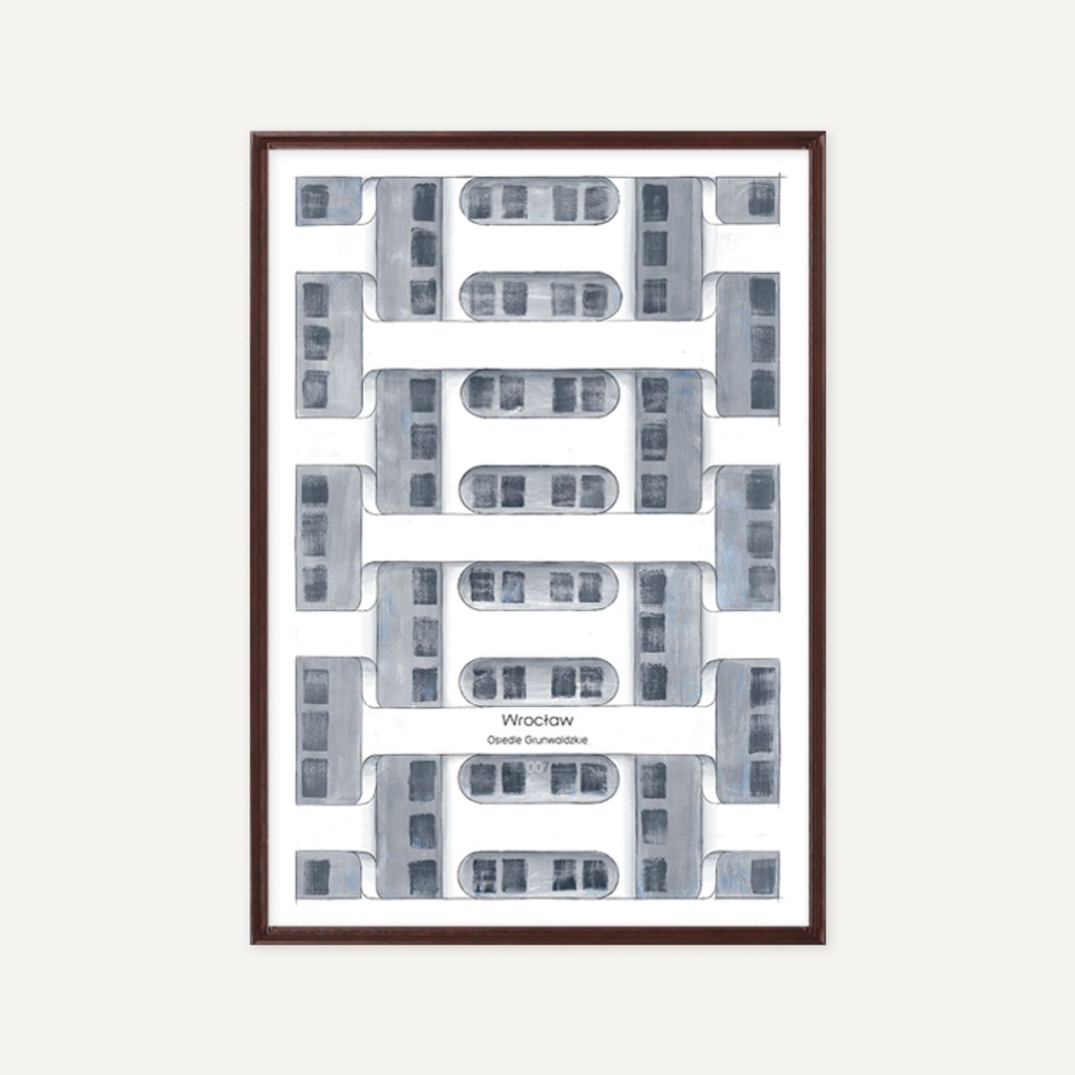 그릿시즌(GREET SEASON) 쿠바 미카슈키에비치 Grunwald Neighborhood (액자 포함)