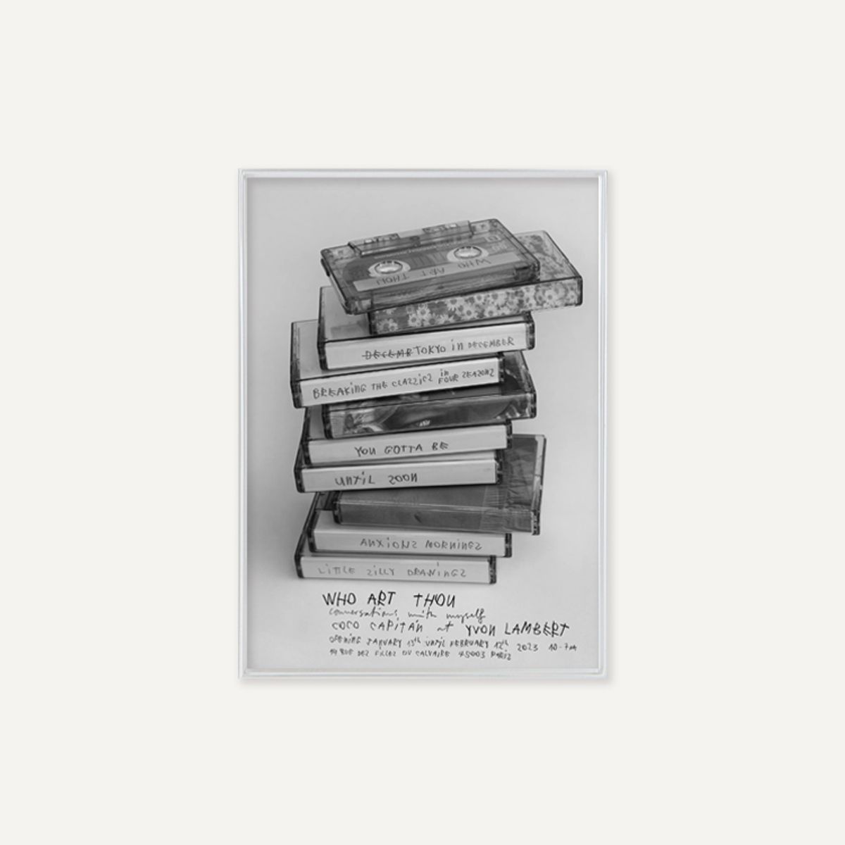 그릿시즌(GREET SEASON) 코코 카피탄 WHO ART THOU - Conversations with myself (액자 포함)
