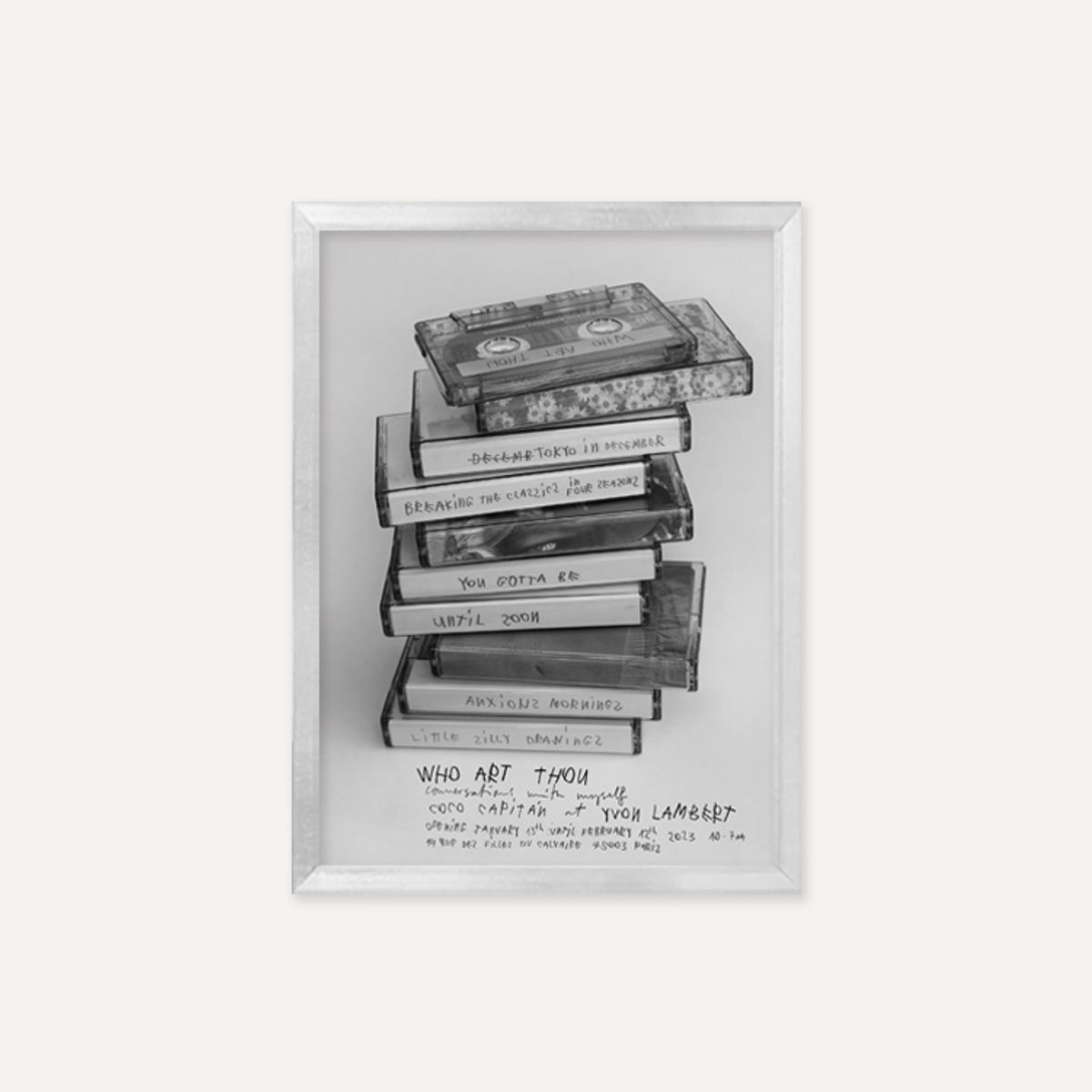 그릿시즌(GREET SEASON) 코코 카피탄 WHO ART THOU - Conversations with myself (액자 포함)