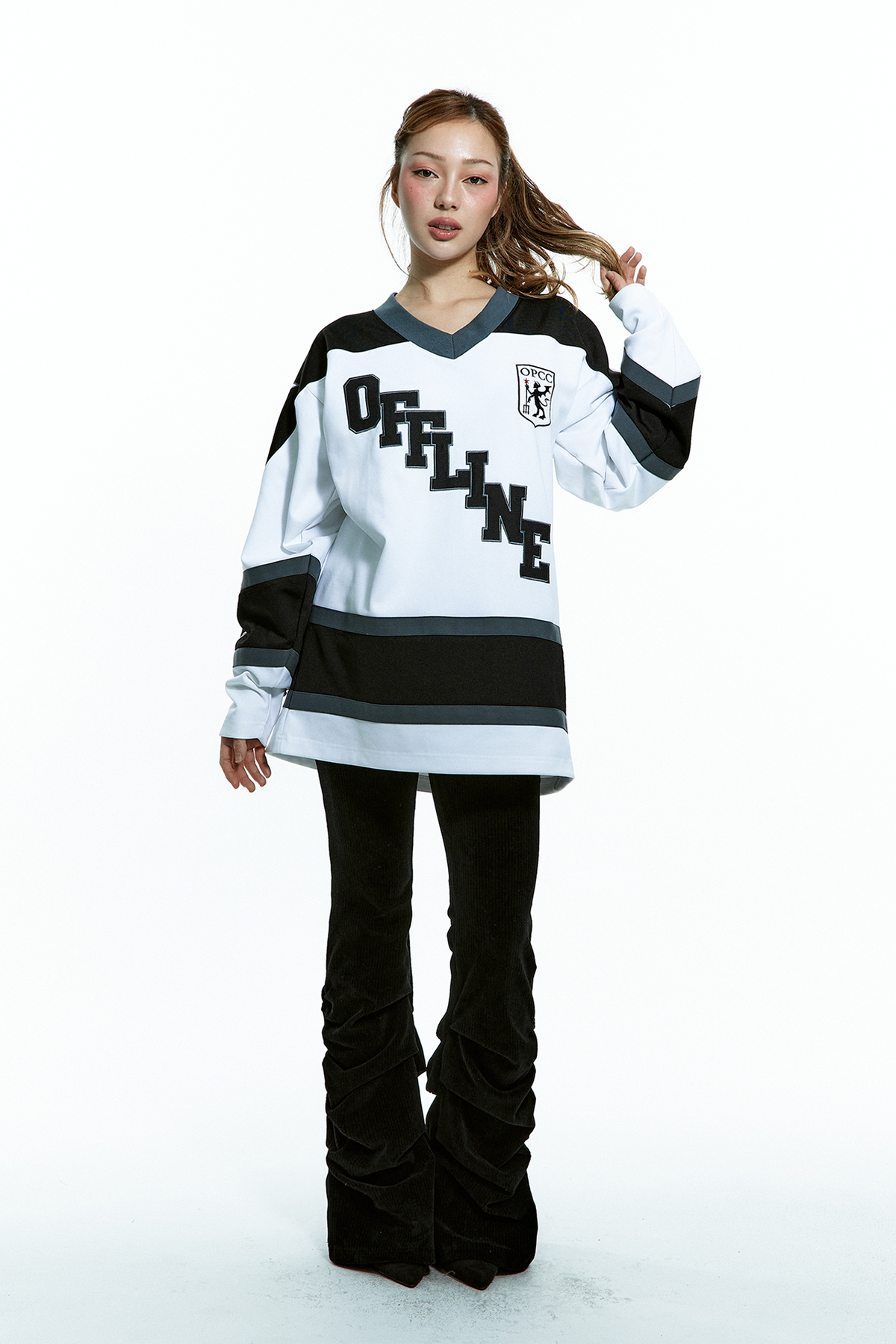 오프라인(OFFLINE) OFFLINE HOCKEY JERSEY (WHITE)
