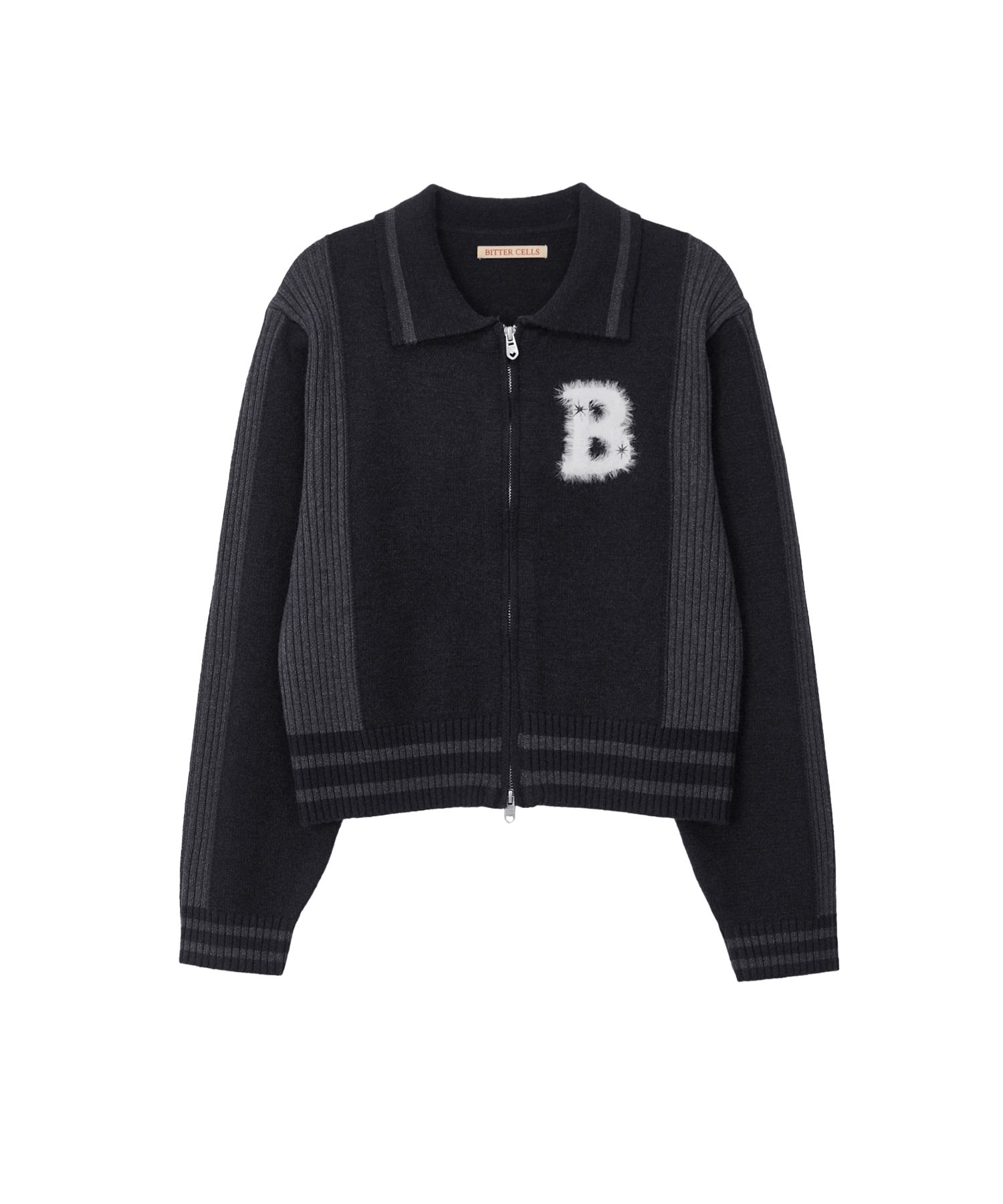 ★2025SS新作★BITTER CELLS★Maron Soft Knit Zip Up MUSINSA | BITTERCELLS Marron Soft Knit Zip-Up - Cream