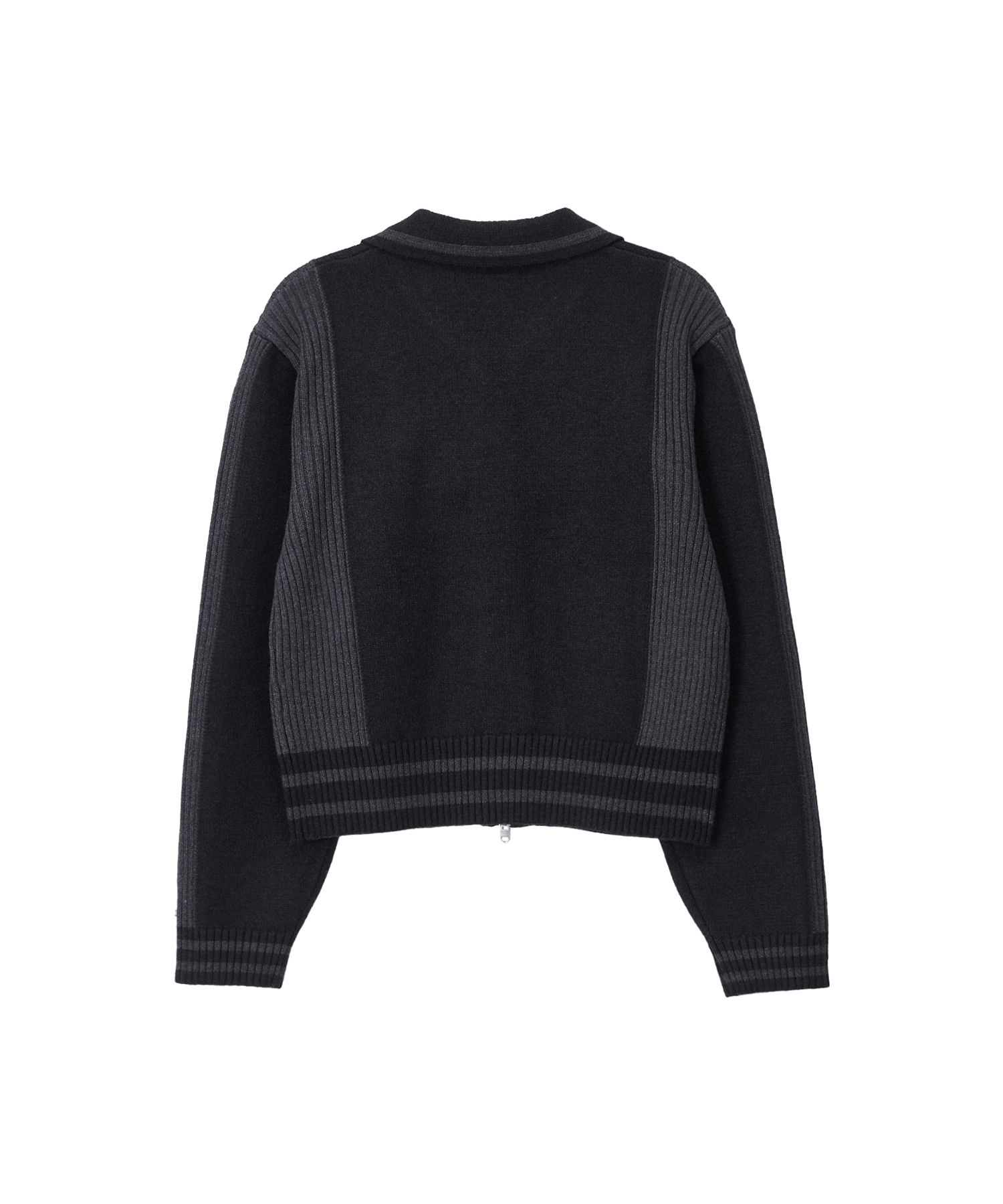 ★2025SS新作★BITTER CELLS★Maron Soft Knit Zip Up MUSINSA | BITTERCELLS Marron Soft Knit Zip-up - Black