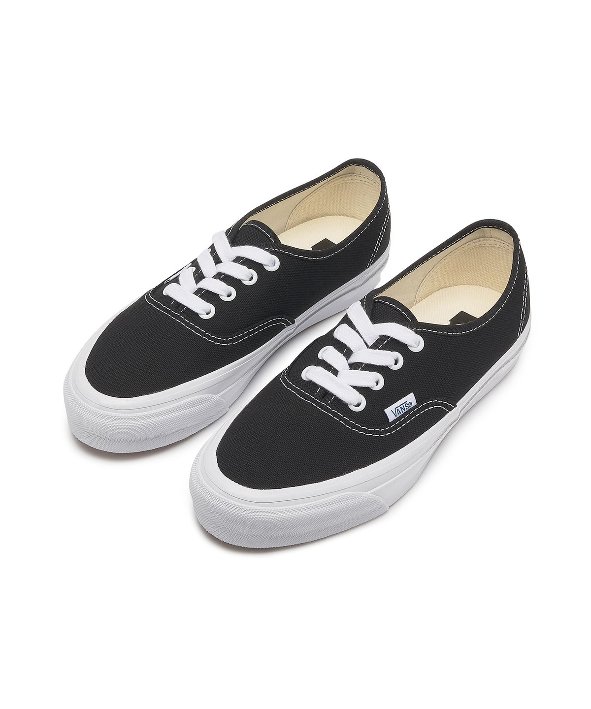반스(VANS) 프리미엄 어센틱 리이슈 44 LX - 블랙:화이트 / VN000CQABA21