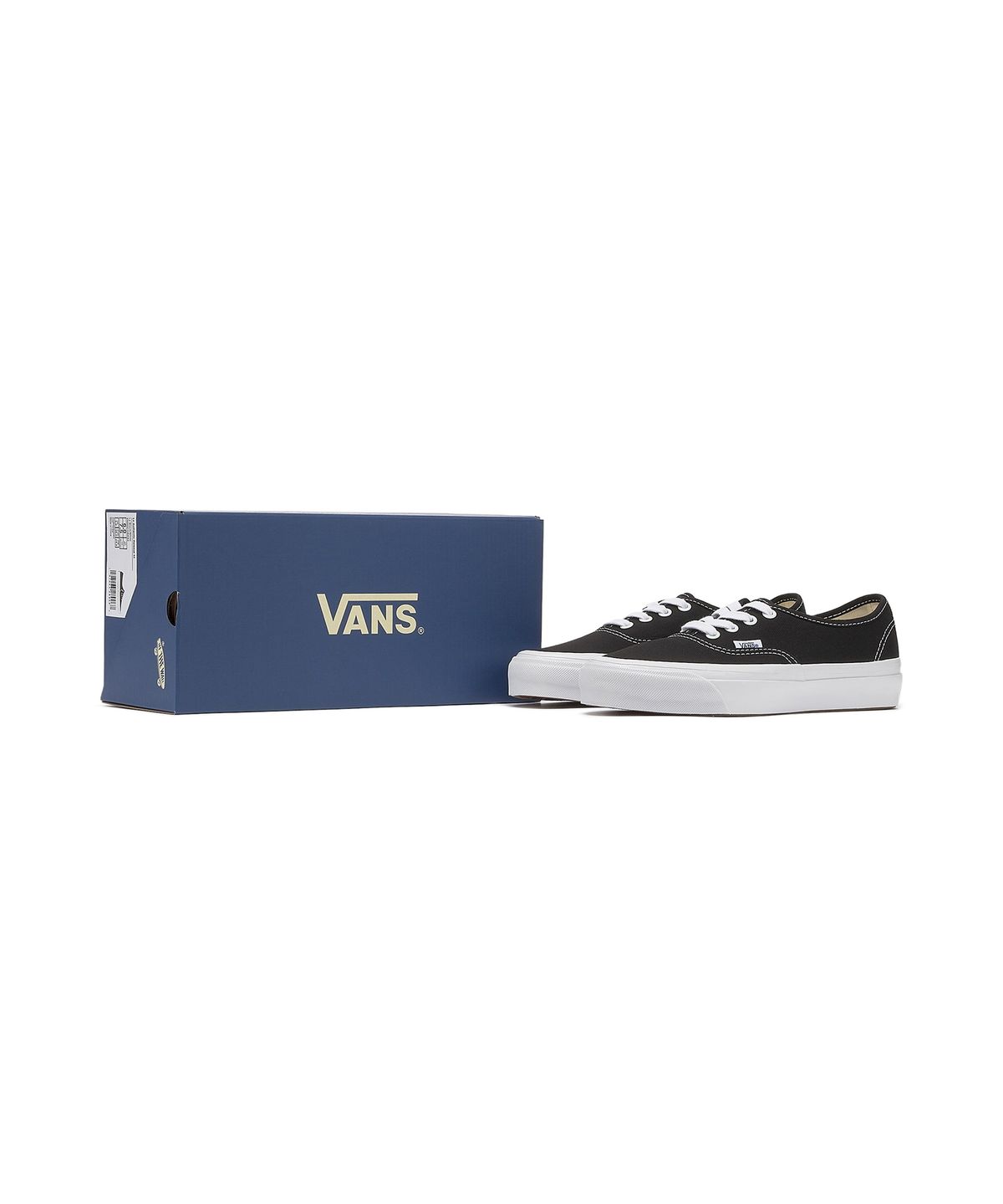반스(VANS) 프리미엄 어센틱 리이슈 44 LX - 블랙:화이트 / VN000CQABA21