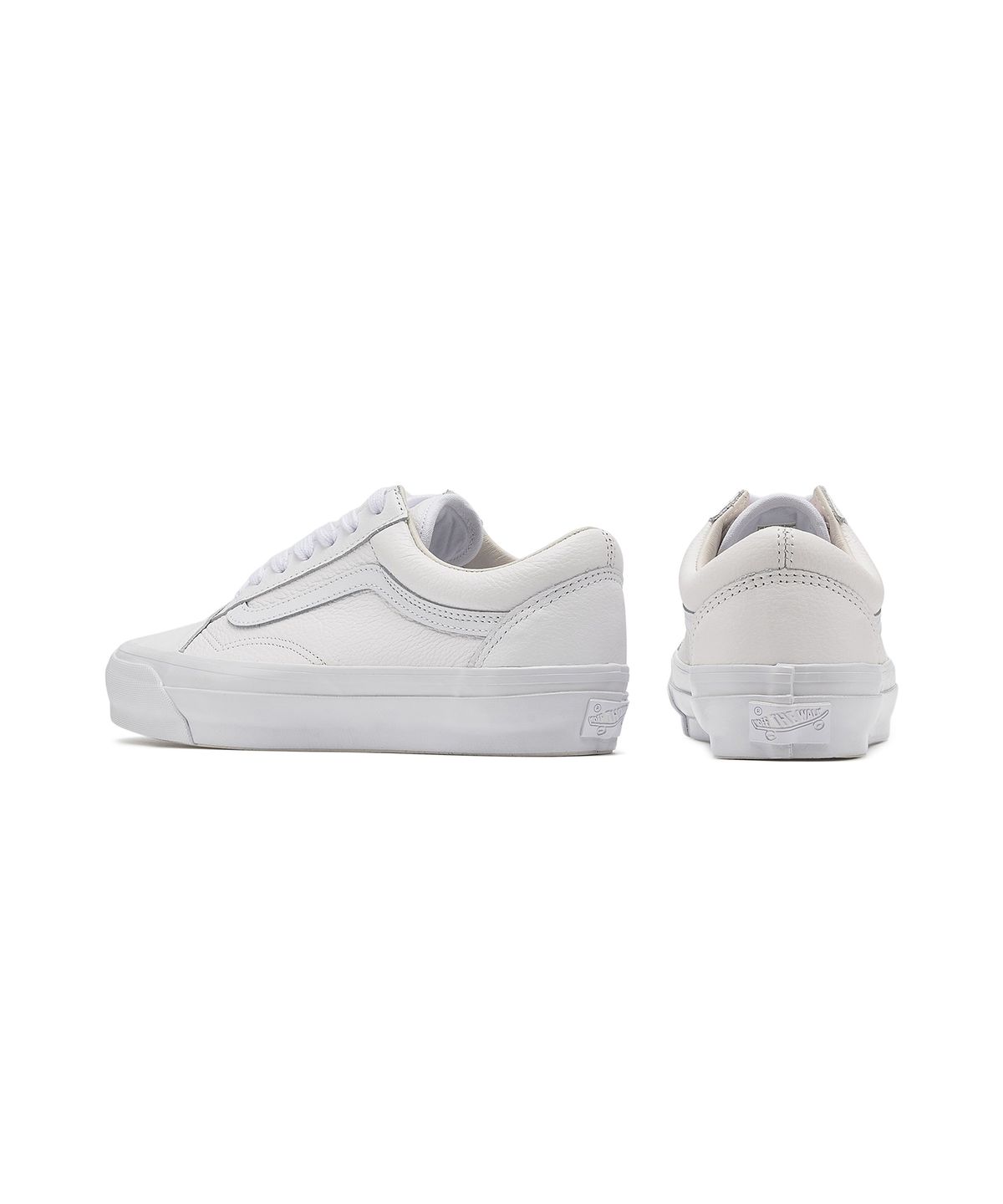반스(VANS) 프리미엄 올드스쿨 LX - (레더) 화이트 / VN000CQDWWW1