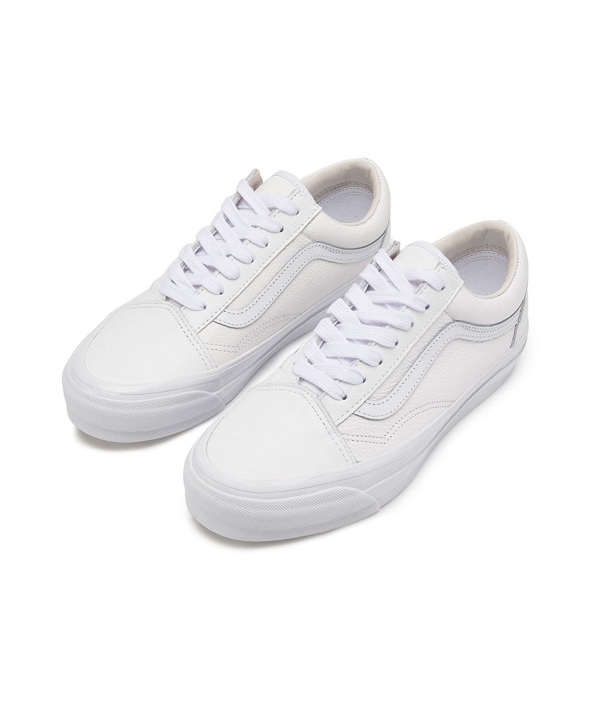 반스(VANS) 프리미엄 올드스쿨 LX - (레더) 화이트 / VN000CQDWWW1