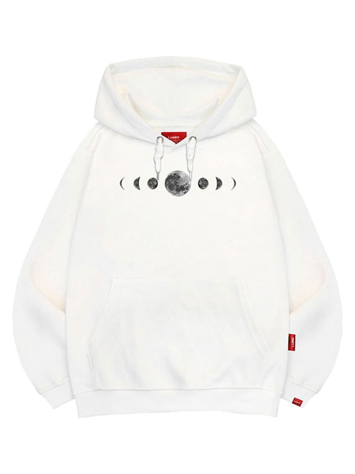 엘라모(LLAMO) 문페이즈 후드티 남녀공용 빅사이즈 M~4XL
