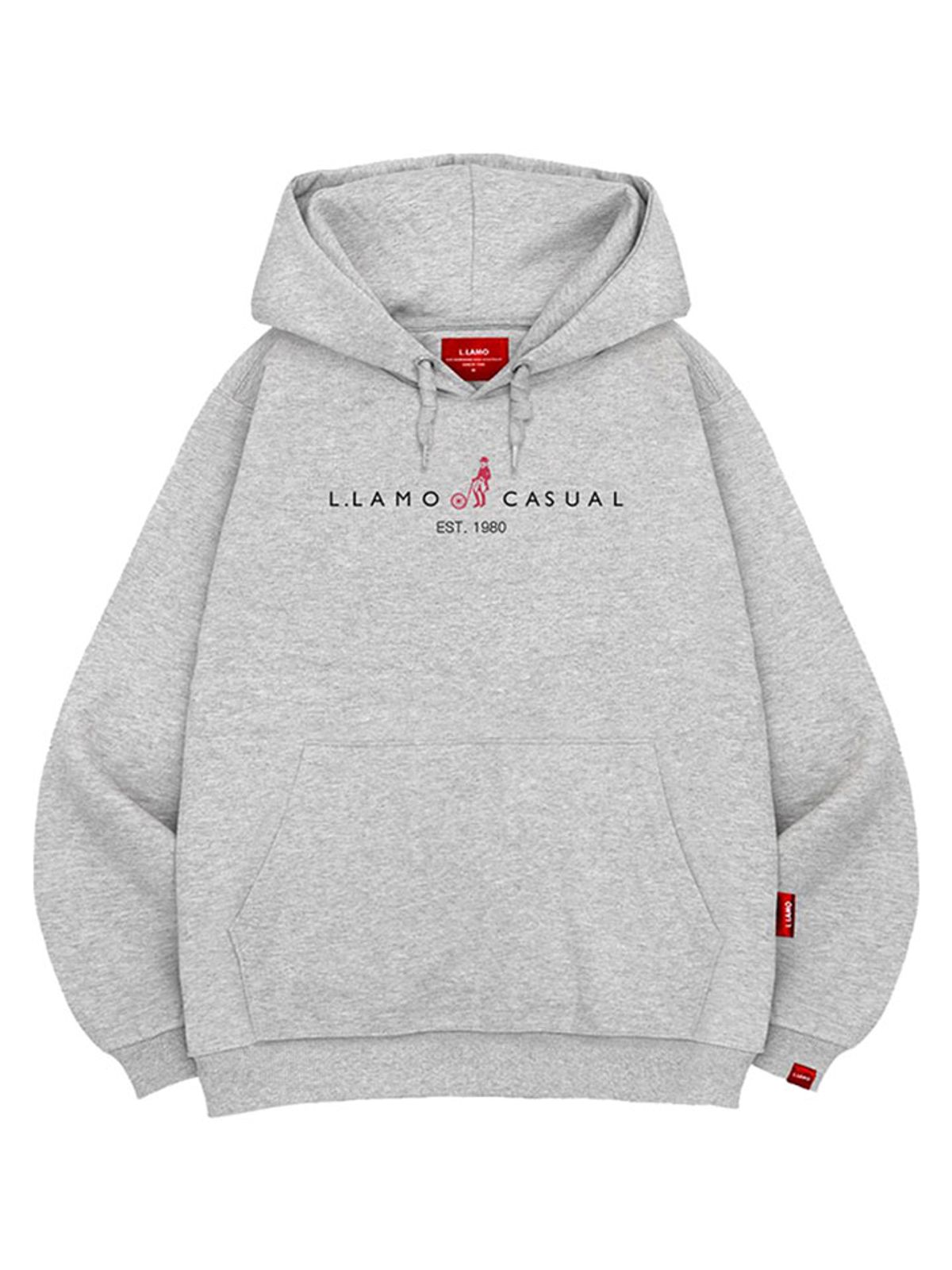 엘라모(LLAMO) 캐주얼엘라모 후드티 남녀공용 빅사이즈 M~4XL