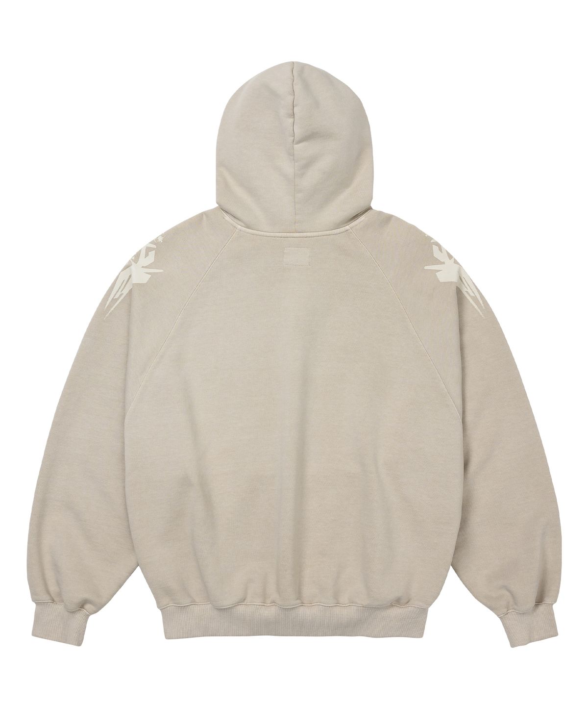 아조바이아조(AJOBYAJO) Cross Symbol Raglan Hoodie [CREAM]