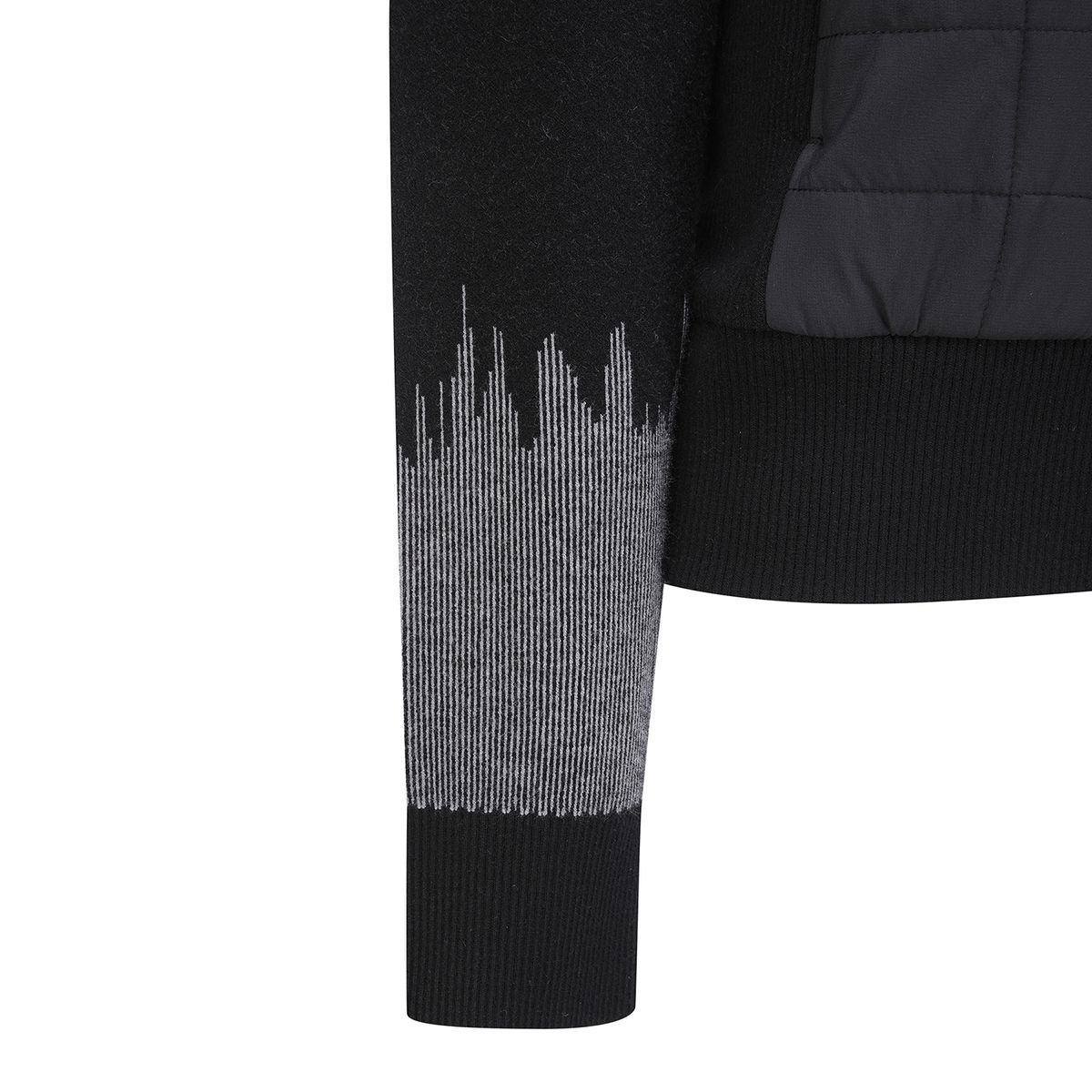 어뉴골프(ANEW GOLF) WOMEN SP HYBRID KNIT CARDIGAN_BK