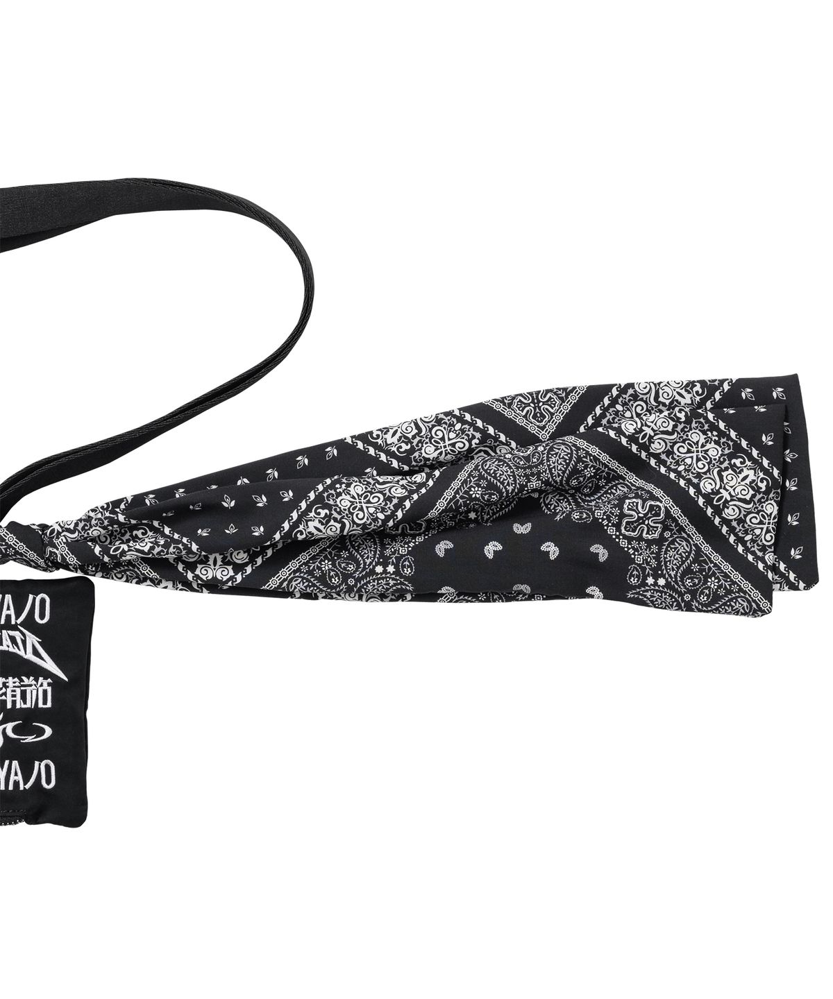 아조바이아조(AJOBYAJO) Five AJO Nylon Neck Wallet [BLACK]