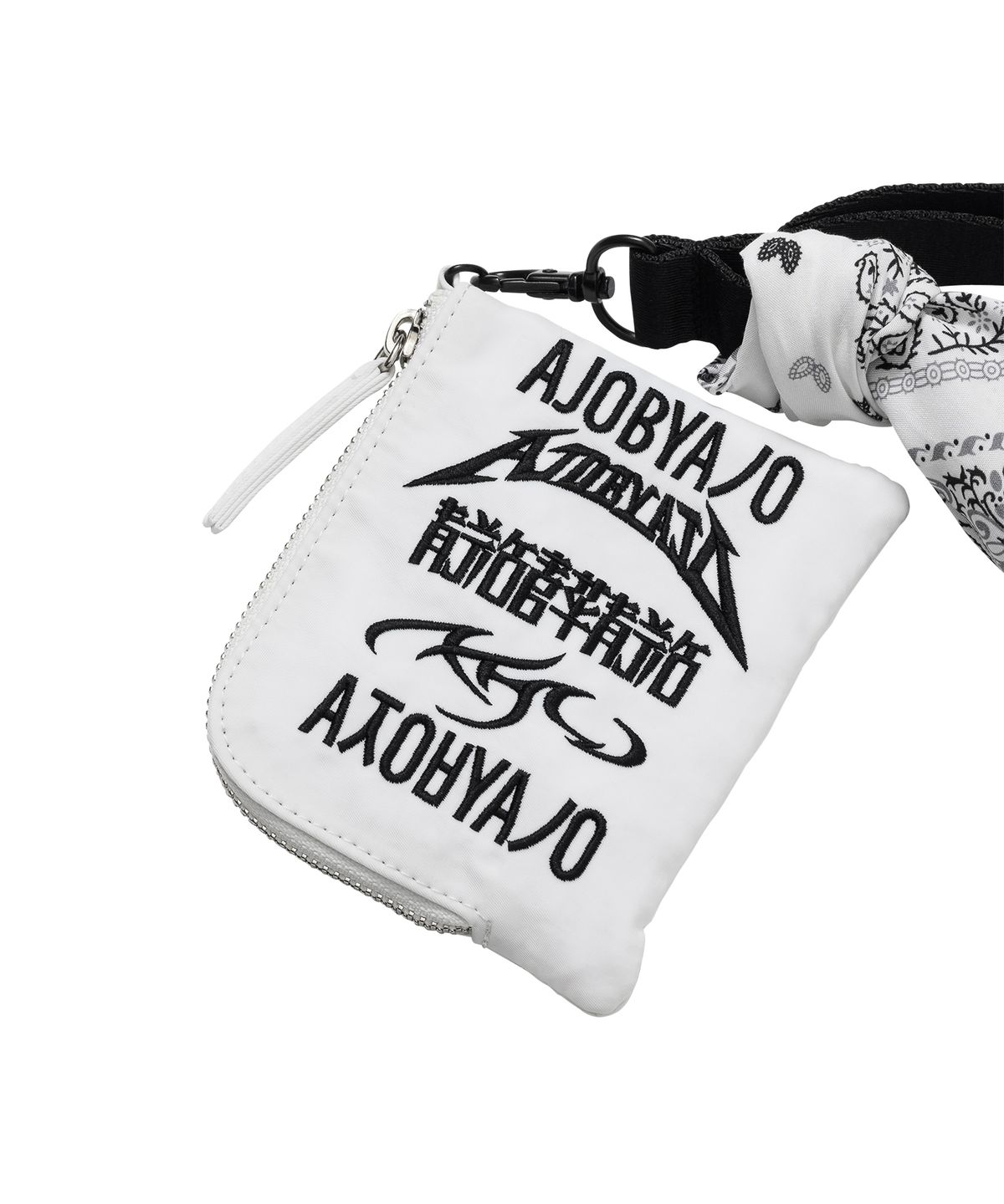 아조바이아조(AJOBYAJO) Five AJO Nylon Neck Wallet [WHITE]