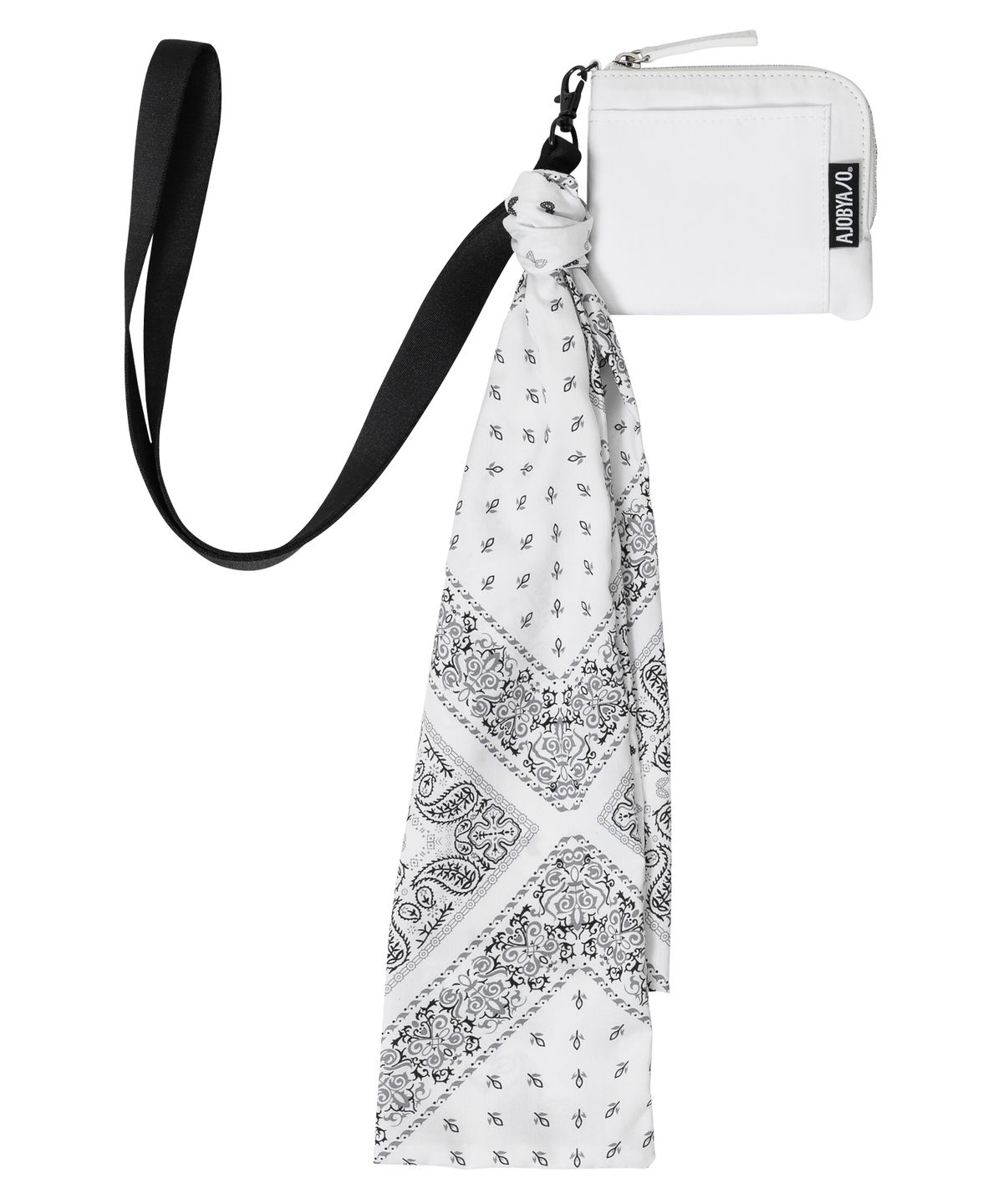 아조바이아조(AJOBYAJO) Five AJO Nylon Neck Wallet [WHITE]