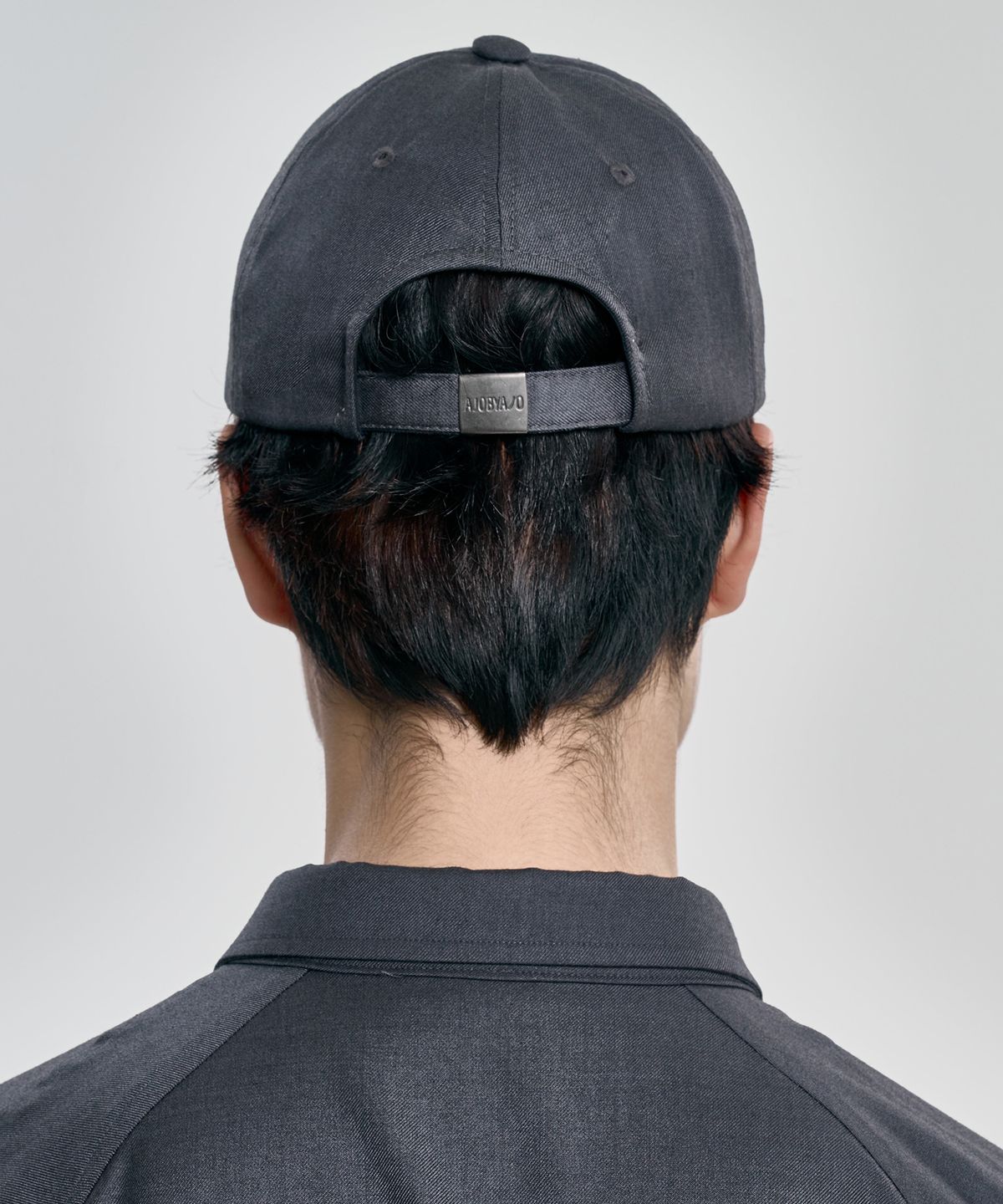 아조바이아조(AJOBYAJO) Wool Blend Basic Cap [CHARCOAL]