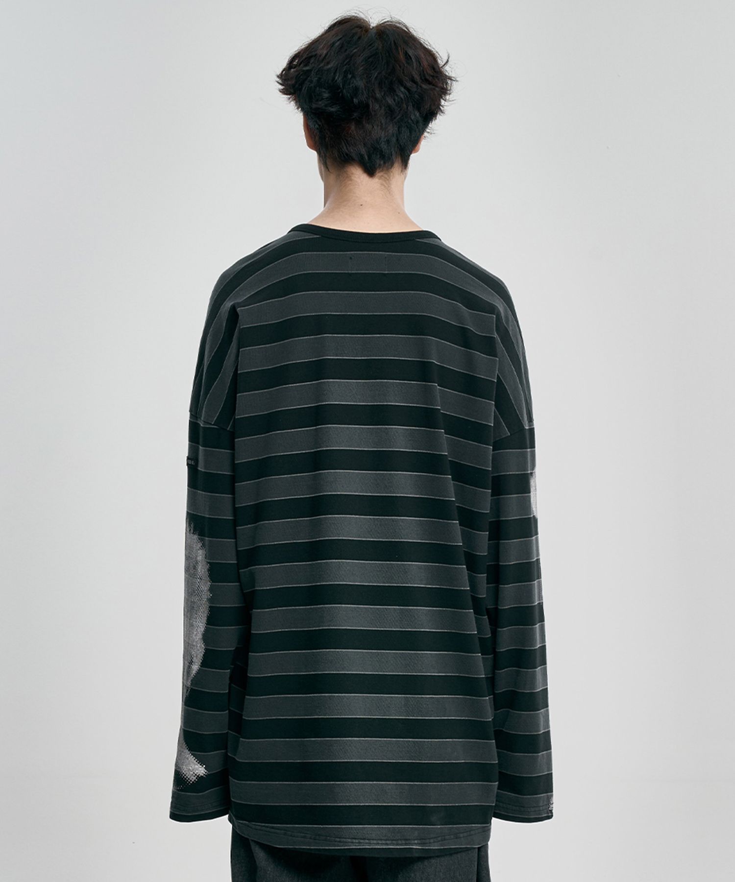 MUSINSA | AJOBYAJO Geumone Washed Stripe Long Sleeves T