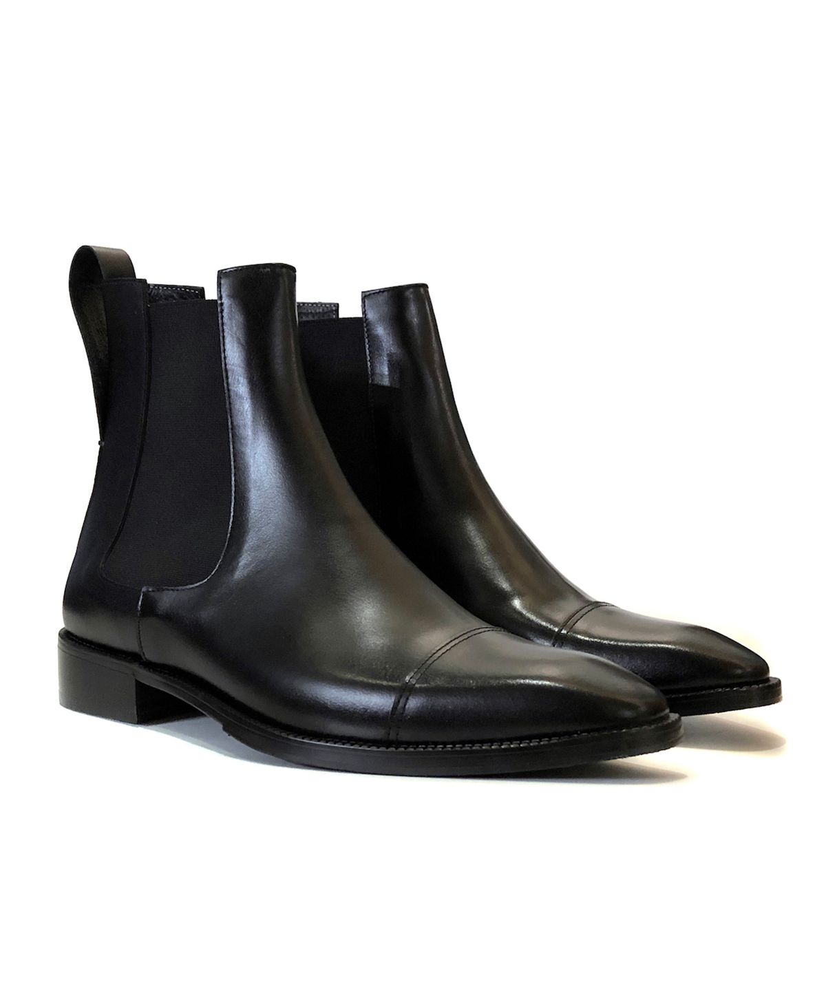 조앤슈(JOENSHOE) 톰브라 스트레이트팁 첼시부츠 블랙