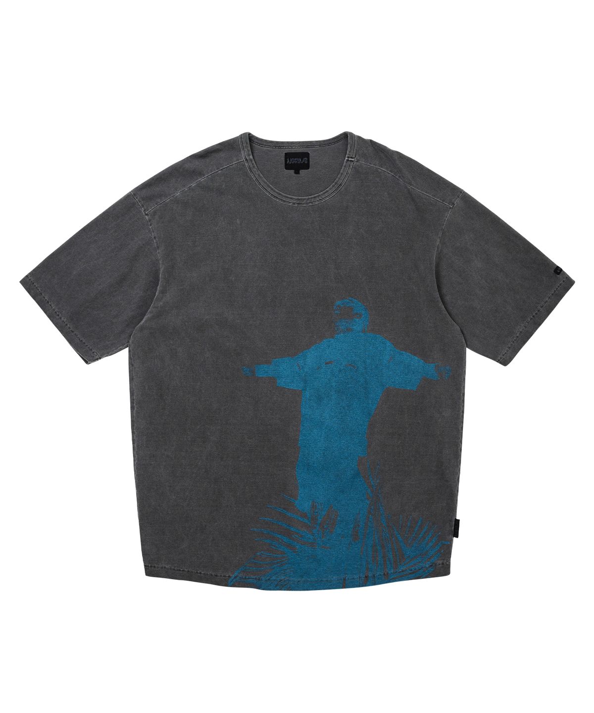아조바이아조(AJOBYAJO) Pseudo Redemption T-Shirt [CHARCOAL]