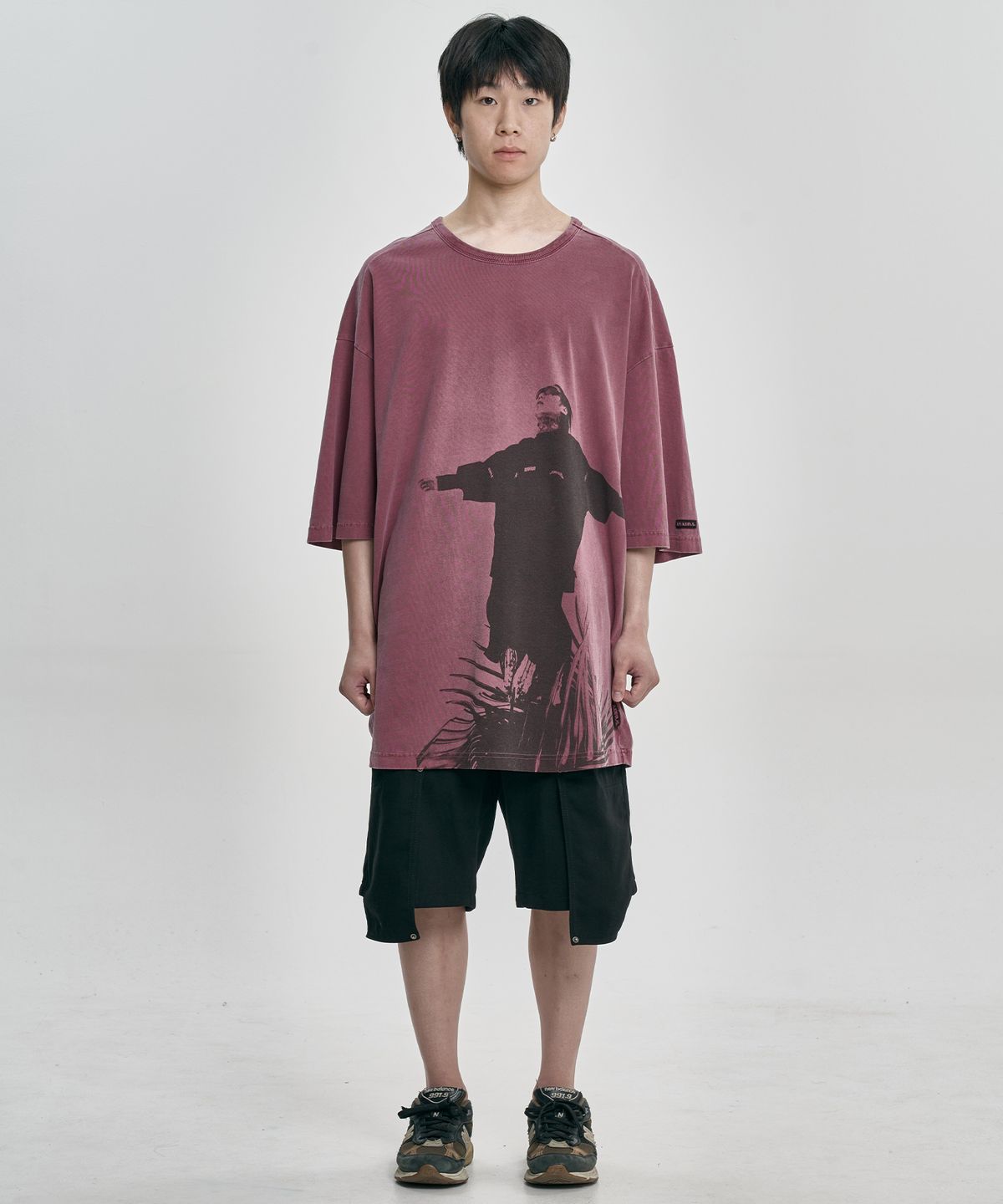 아조바이아조(AJOBYAJO) Pseudo Redemption T-Shirt [PINK]