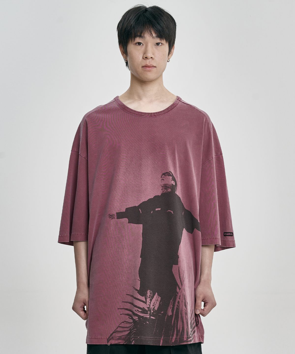 아조바이아조(AJOBYAJO) Pseudo Redemption T-Shirt [PINK]
