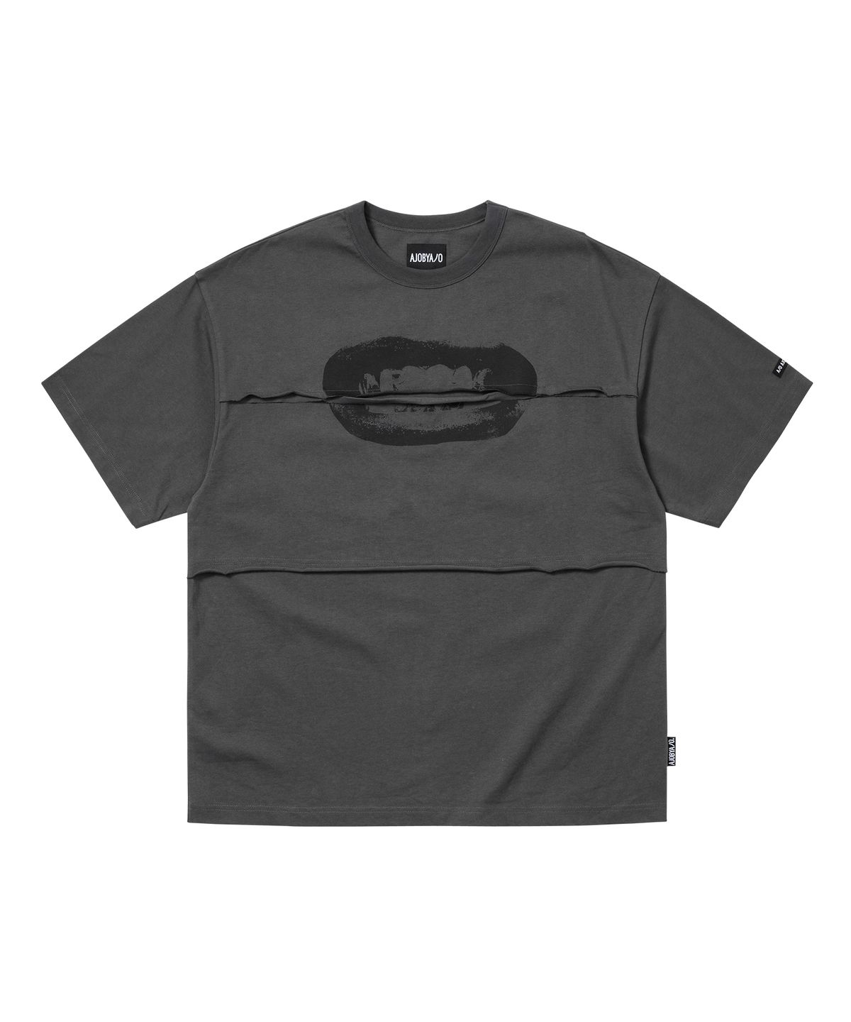 아조바이아조(AJOBYAJO) S=D Layered T-Shirt [CHARCOAL]