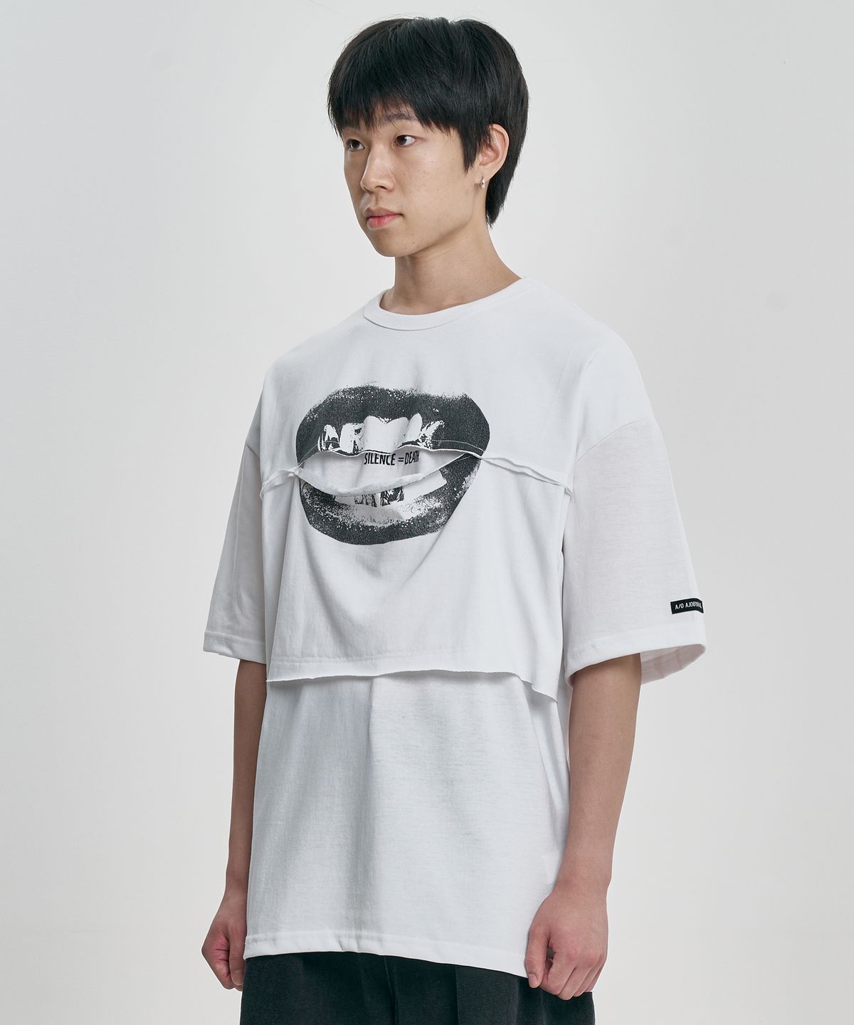 아조바이아조(AJOBYAJO) S=D Layered T-Shirt [WHITE]