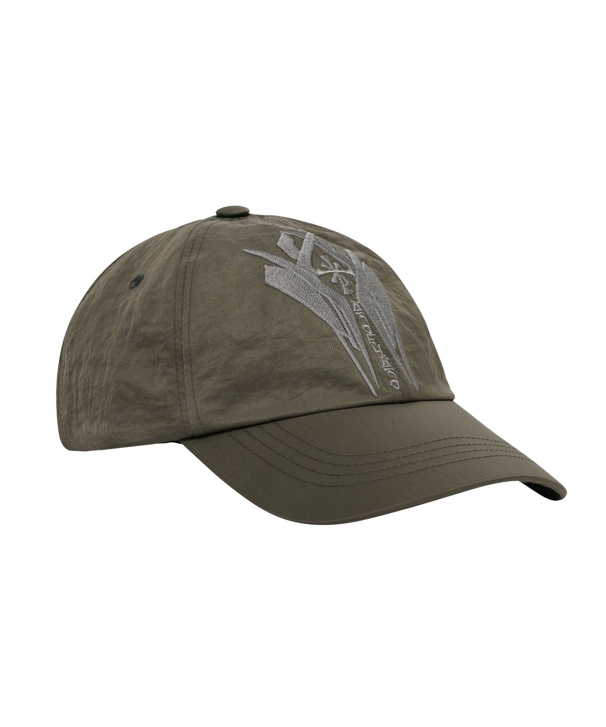 아조바이아조(AJOBYAJO) Cross Symbol Nylon Cap [BROWN]