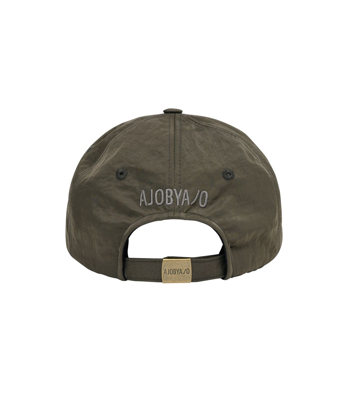 아조바이아조(AJOBYAJO) Cross Symbol Nylon Cap [BROWN]
