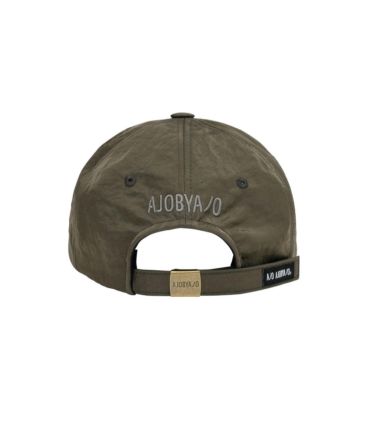 아조바이아조(AJOBYAJO) Cross Symbol Nylon Cap [BROWN]