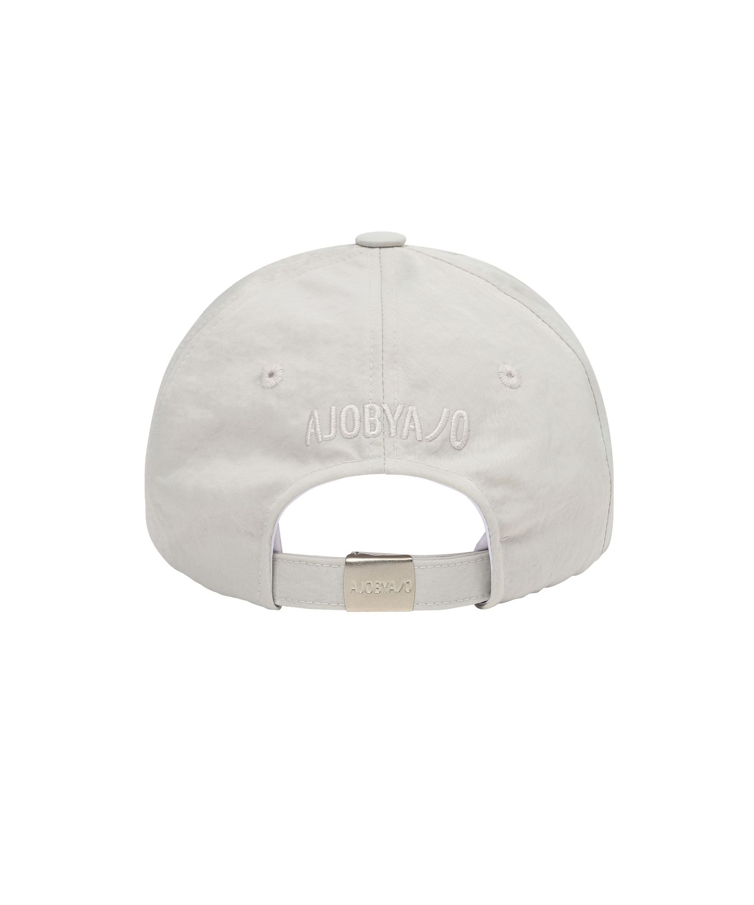 MUSINSA | AJOBYAJO Cross Symbol Nylon Cap [IVORY]
