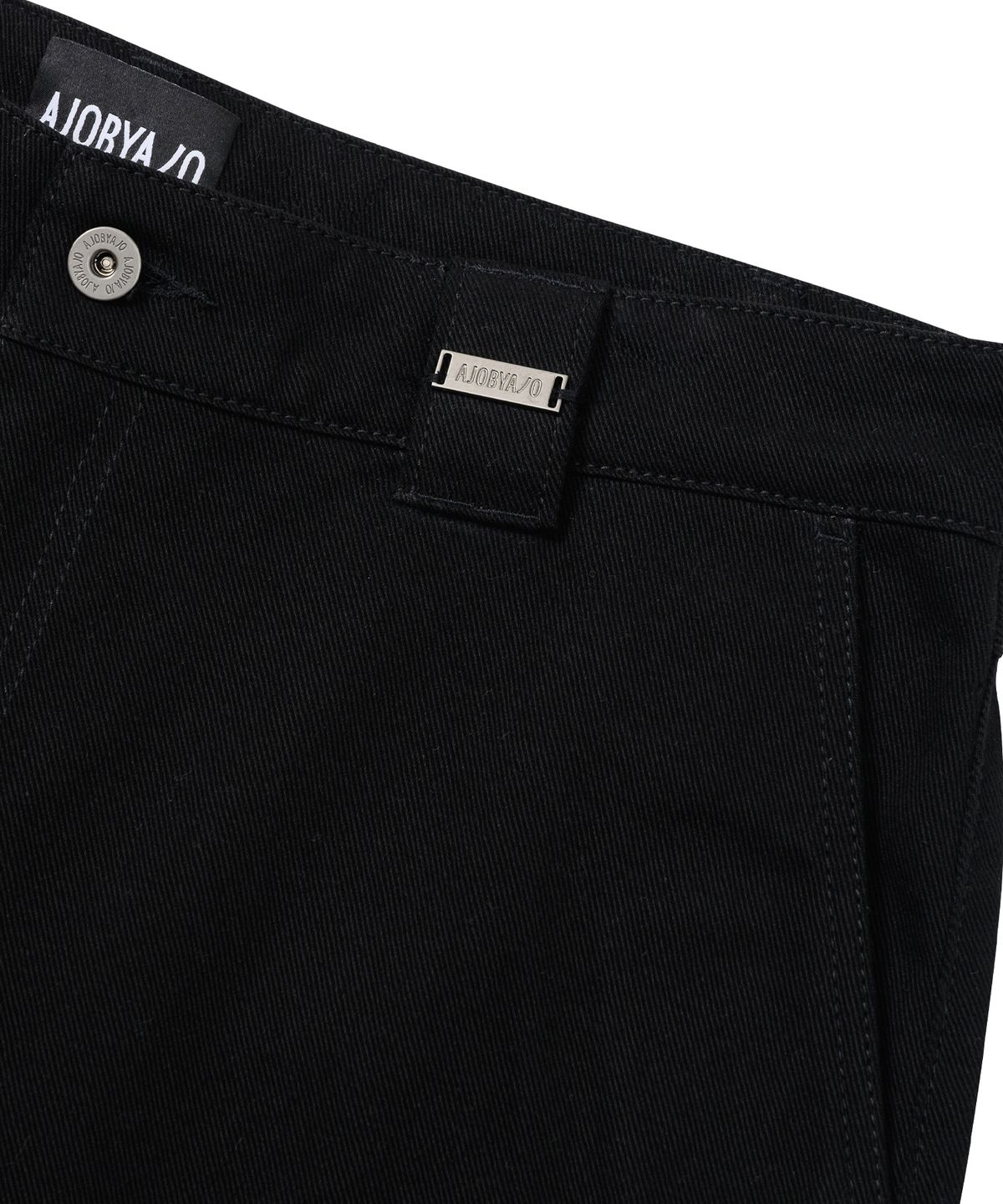 아조바이아조(AJOBYAJO) Double Knee Paneled Shorts [BLACK]