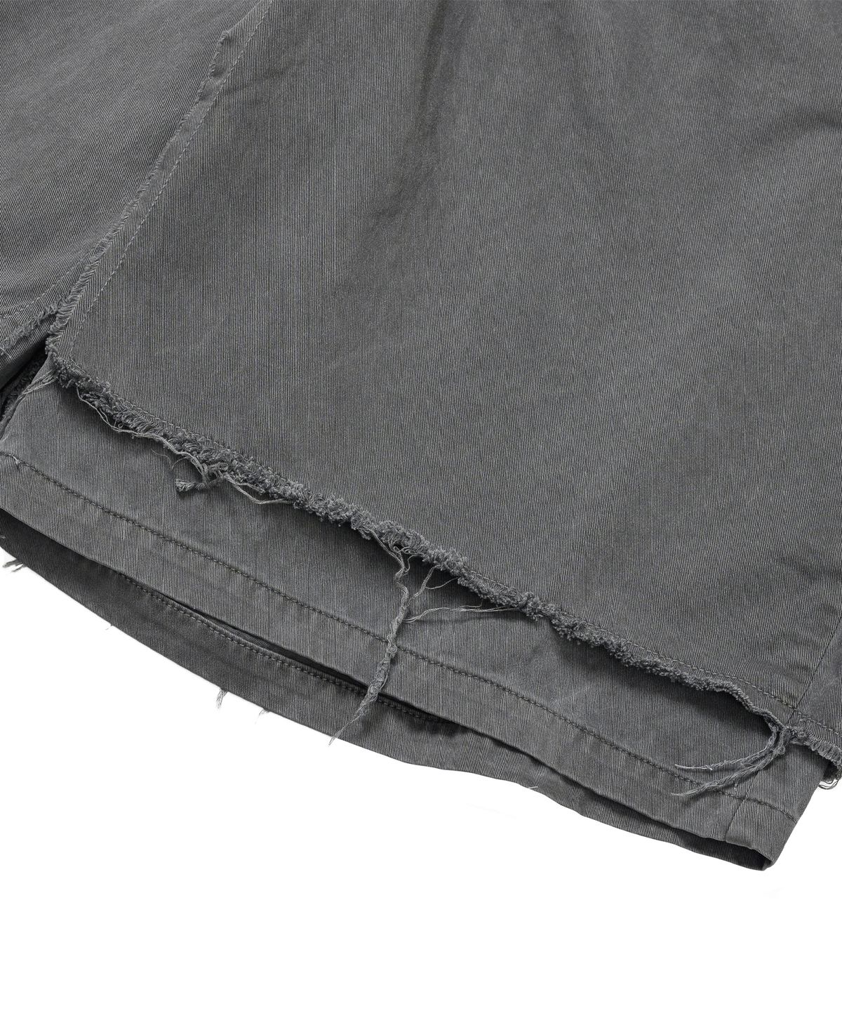 아조바이아조(AJOBYAJO) Washed Layered Skirt Shorts [CHARCOAL]