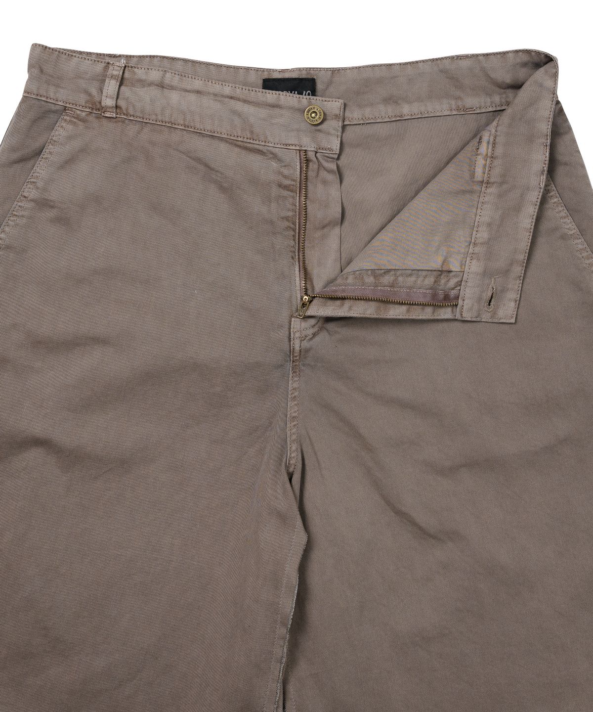 아조바이아조(AJOBYAJO) Washed Layered Skirt Shorts [BROWN]