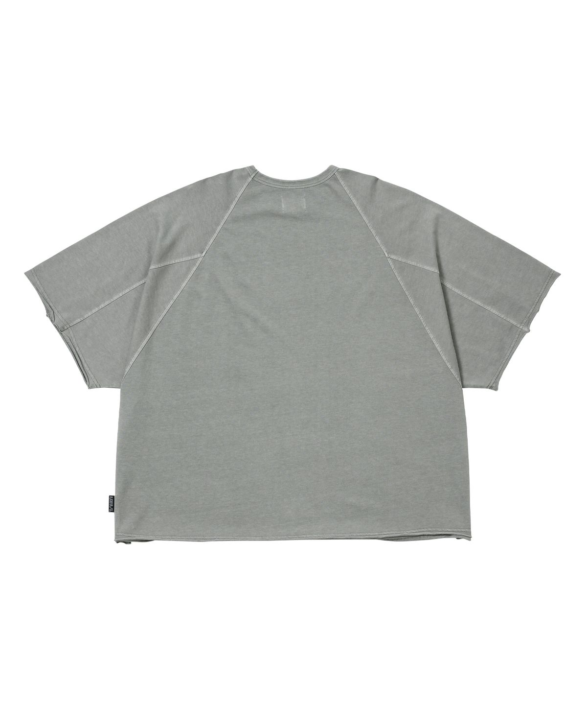 아조바이아조(AJOBYAJO) Cross Symbol Washed Raglan T-Shirt [GREY]
