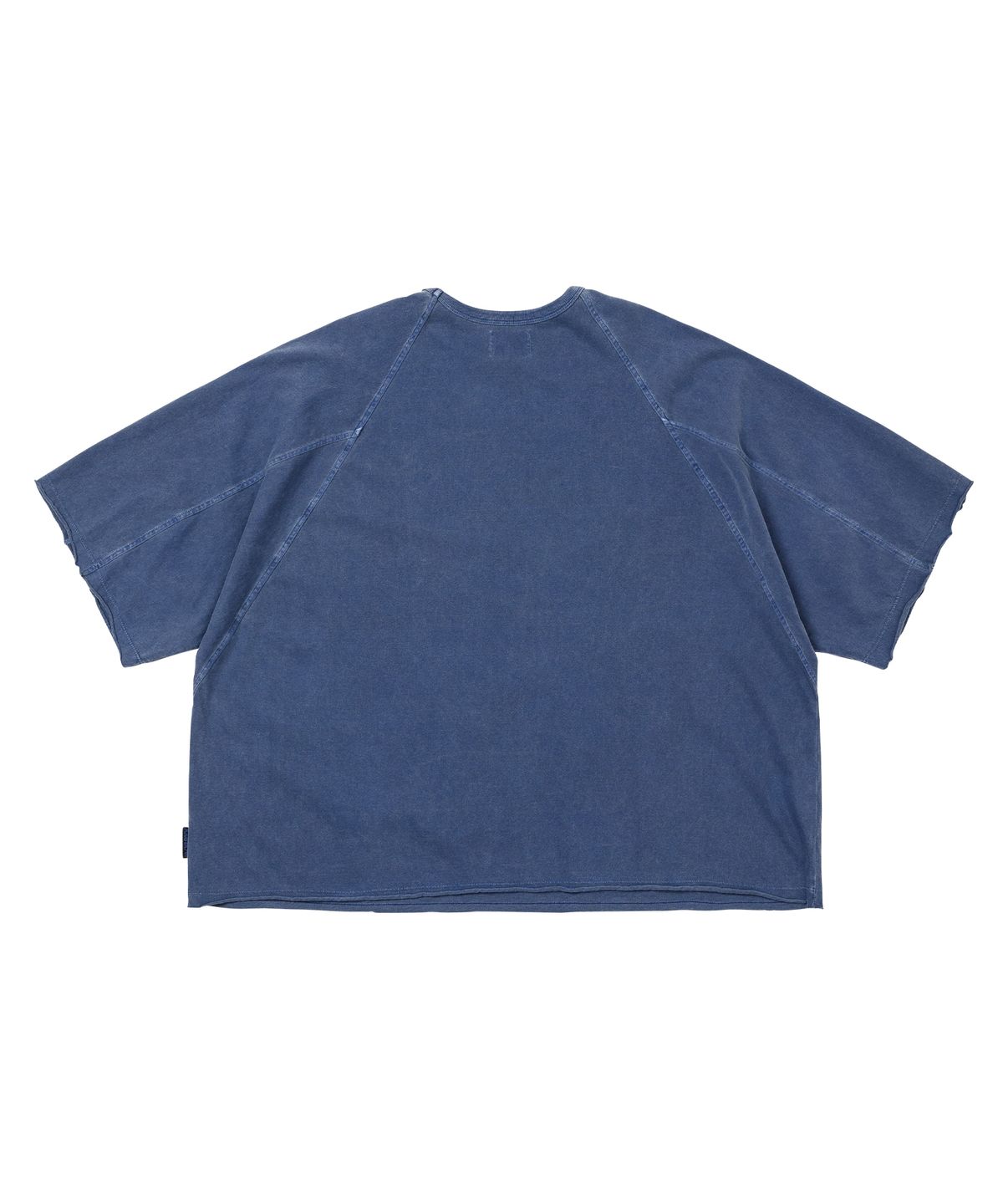 아조바이아조(AJOBYAJO) Cross Symbol Washed Raglan T-Shirt [BLUE]
