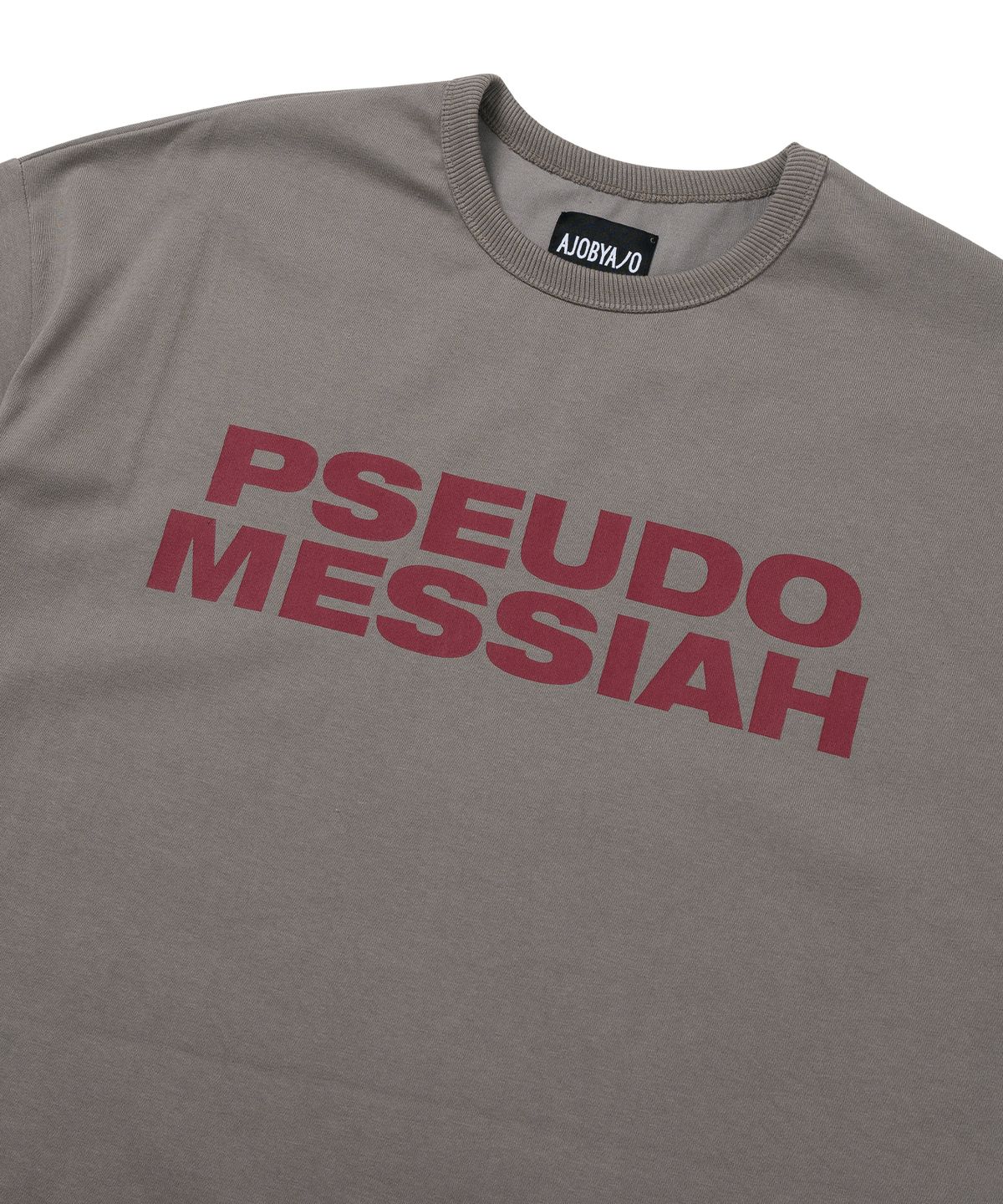 아조바이아조(AJOBYAJO) Pseudo Messiah T-Shirt [MOCHA BROWN]