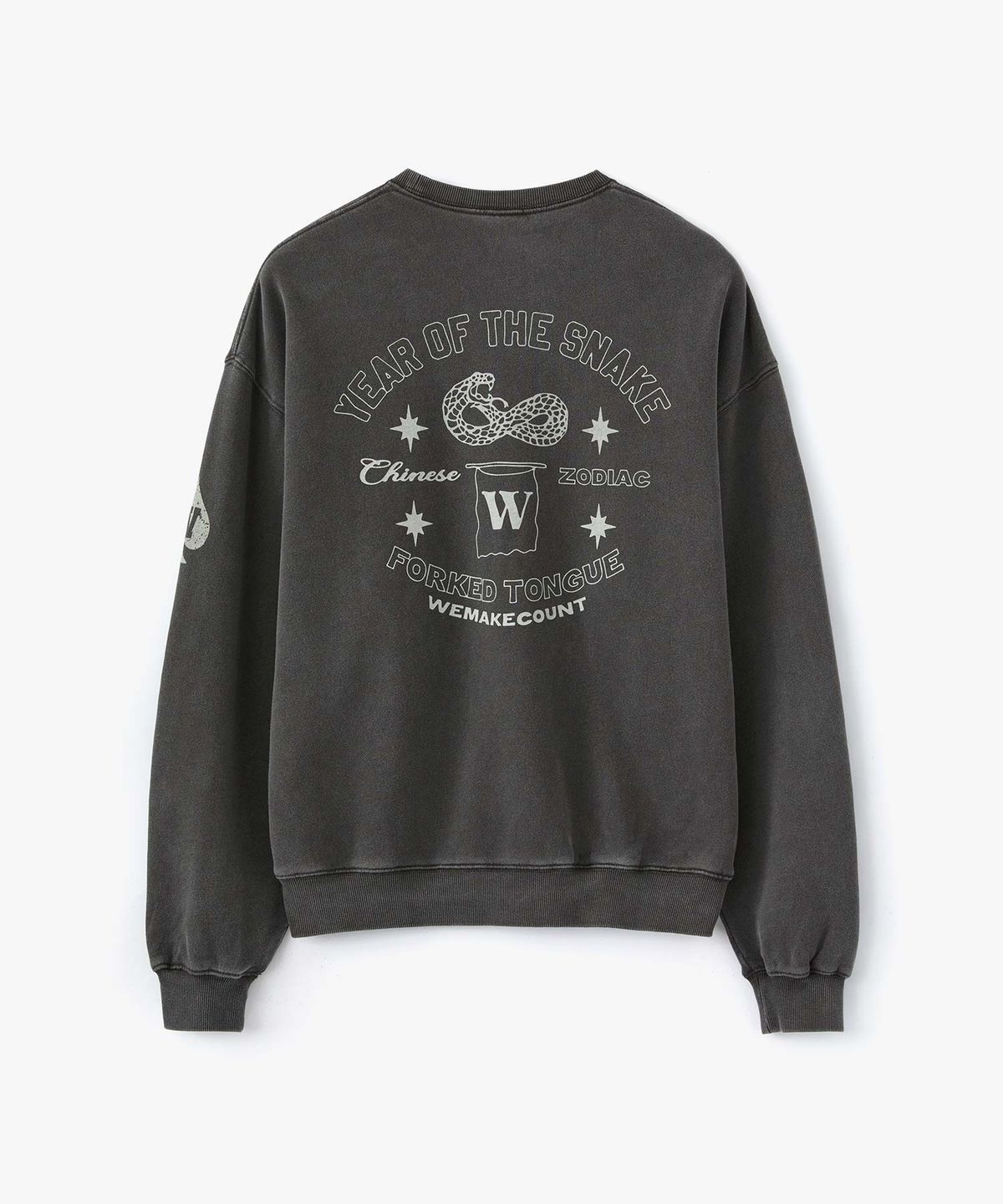 더블유엠씨(WMC) 조디악 맨투맨_CHARCOAL GREY