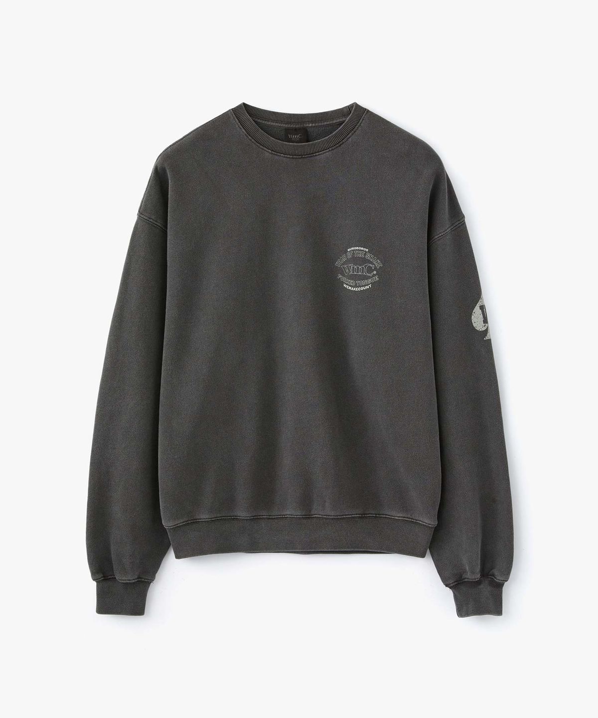 더블유엠씨(WMC) 조디악 맨투맨_CHARCOAL GREY
