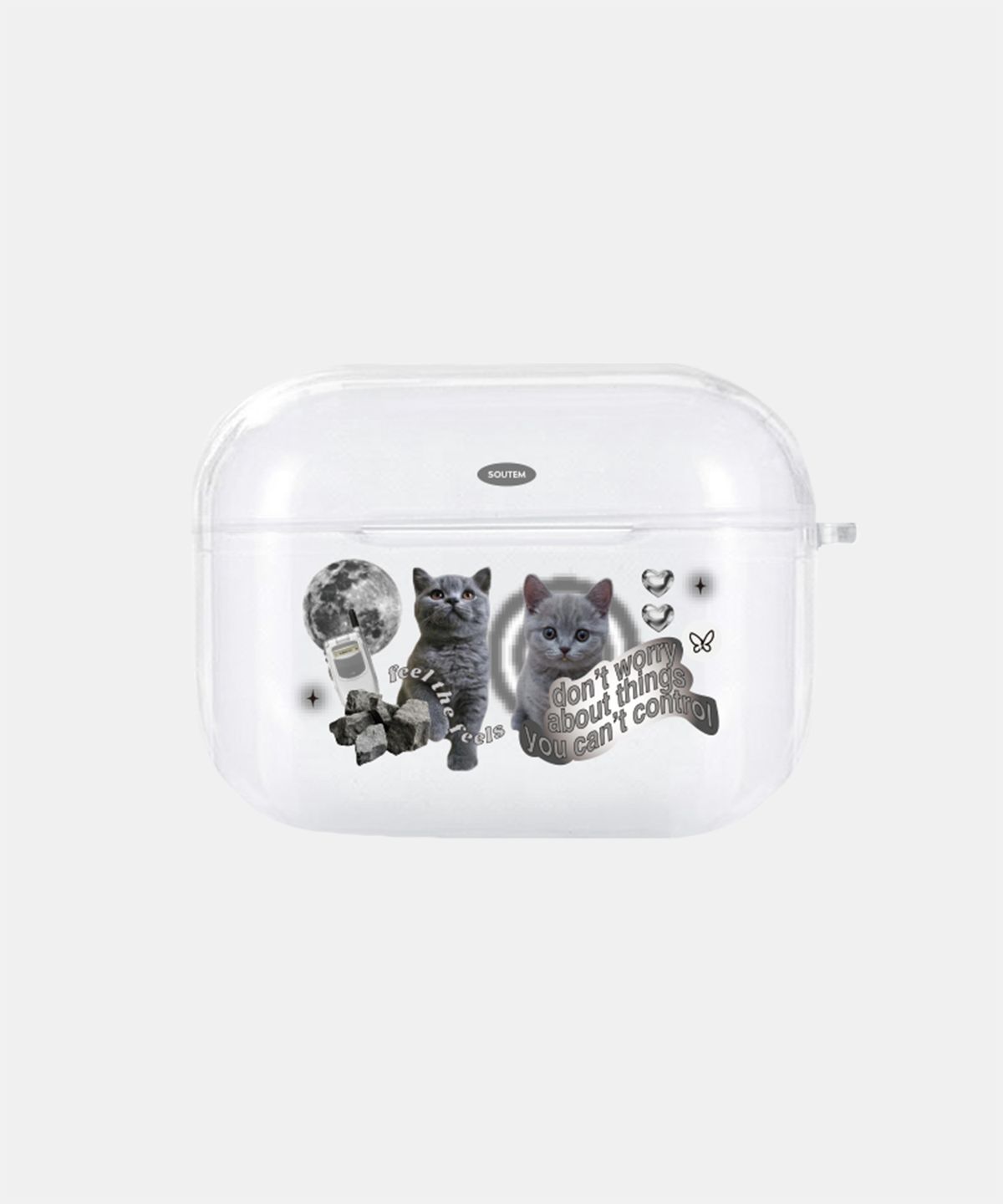 소유템(SOUTEM) Nyaang club_Airpods Buds Clear Case