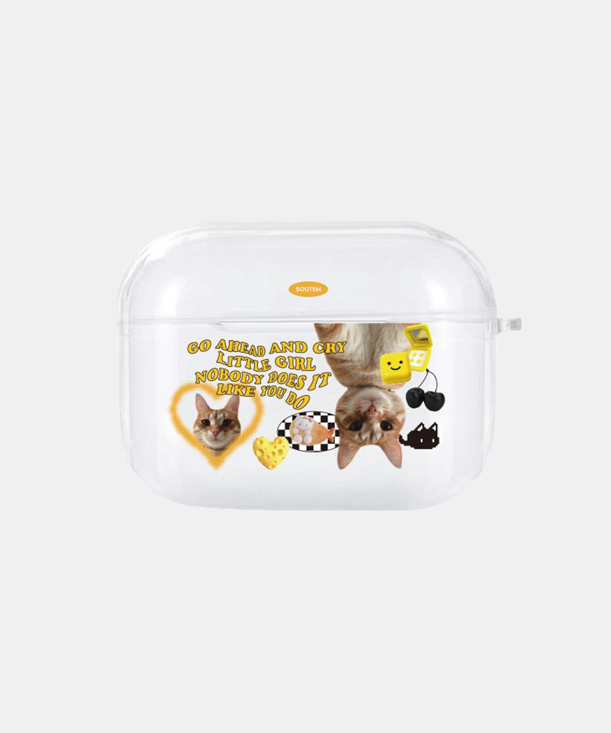 소유템(SOUTEM) Nyaang club_Airpods Buds Clear Case