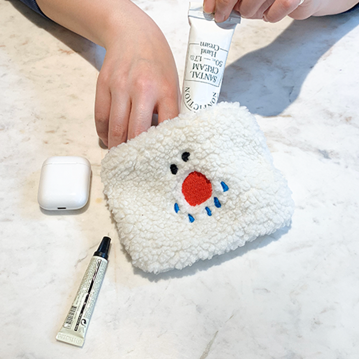 리틀스텝스빅임팩트(LITTLE STEPS BIG IMPACT) POM POM POUCH YAMYAM