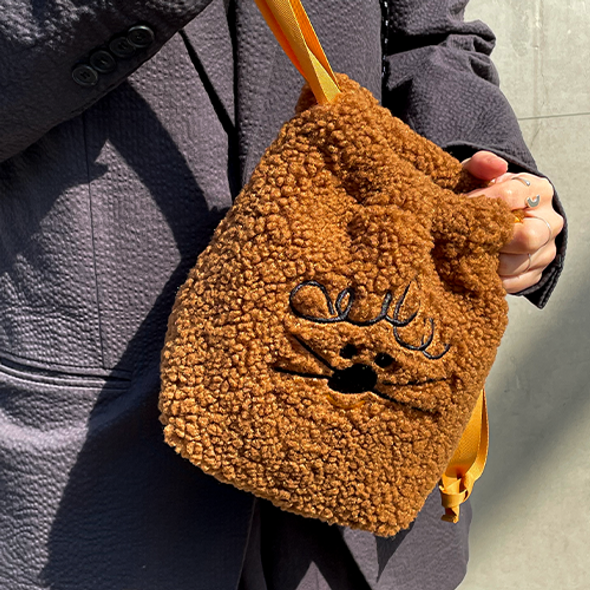 리틀스텝스빅임팩트(LITTLE STEPS BIG IMPACT) POM POM POUCH ELLO