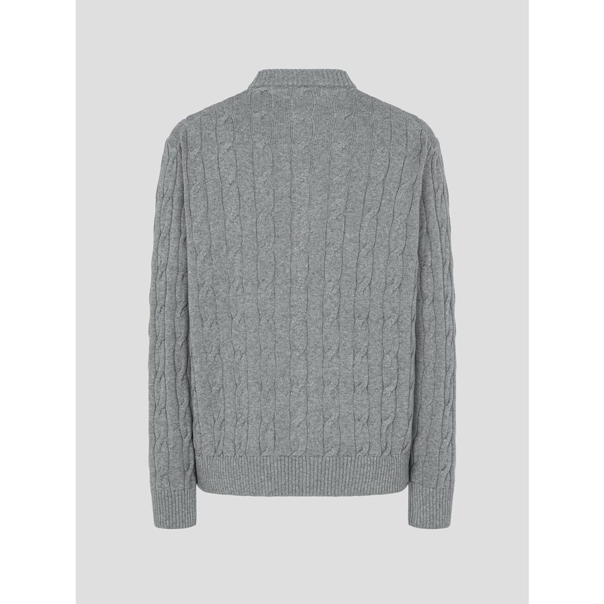 빈폴 멘(BEANPOLE MEN) 케이블 라운드 카디건  그레이 (BC515AC113)