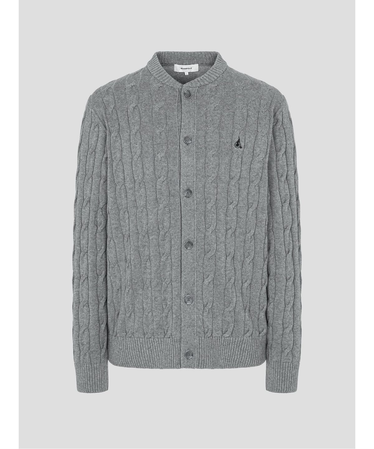 빈폴 멘(BEANPOLE MEN) 케이블 라운드 카디건  그레이 (BC515AC113)