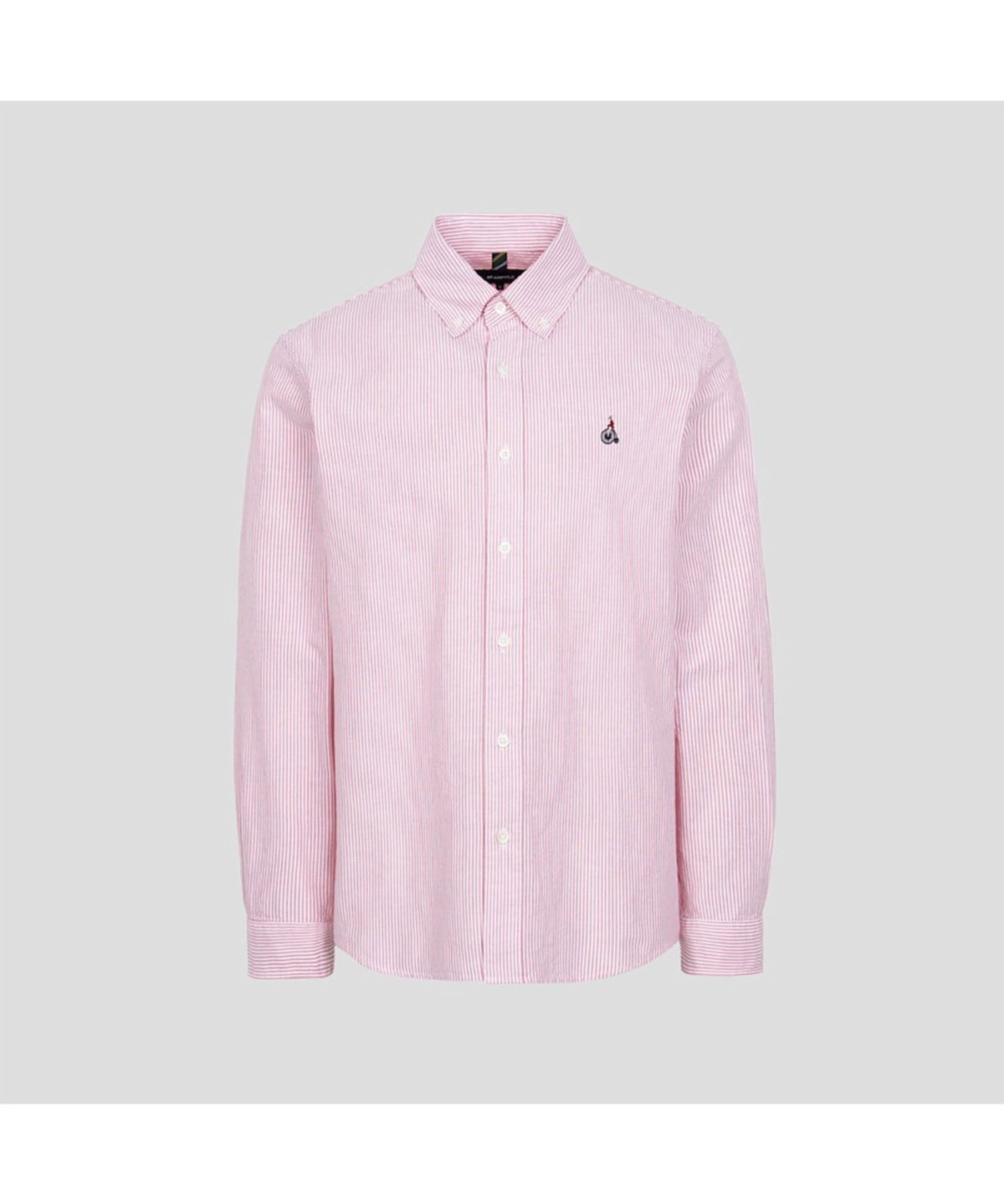 빈폴 멘(BEANPOLE MEN) [Essential] 남녀공용 옥스퍼드 스트라이프 셔츠  레드 (BC5164E016)