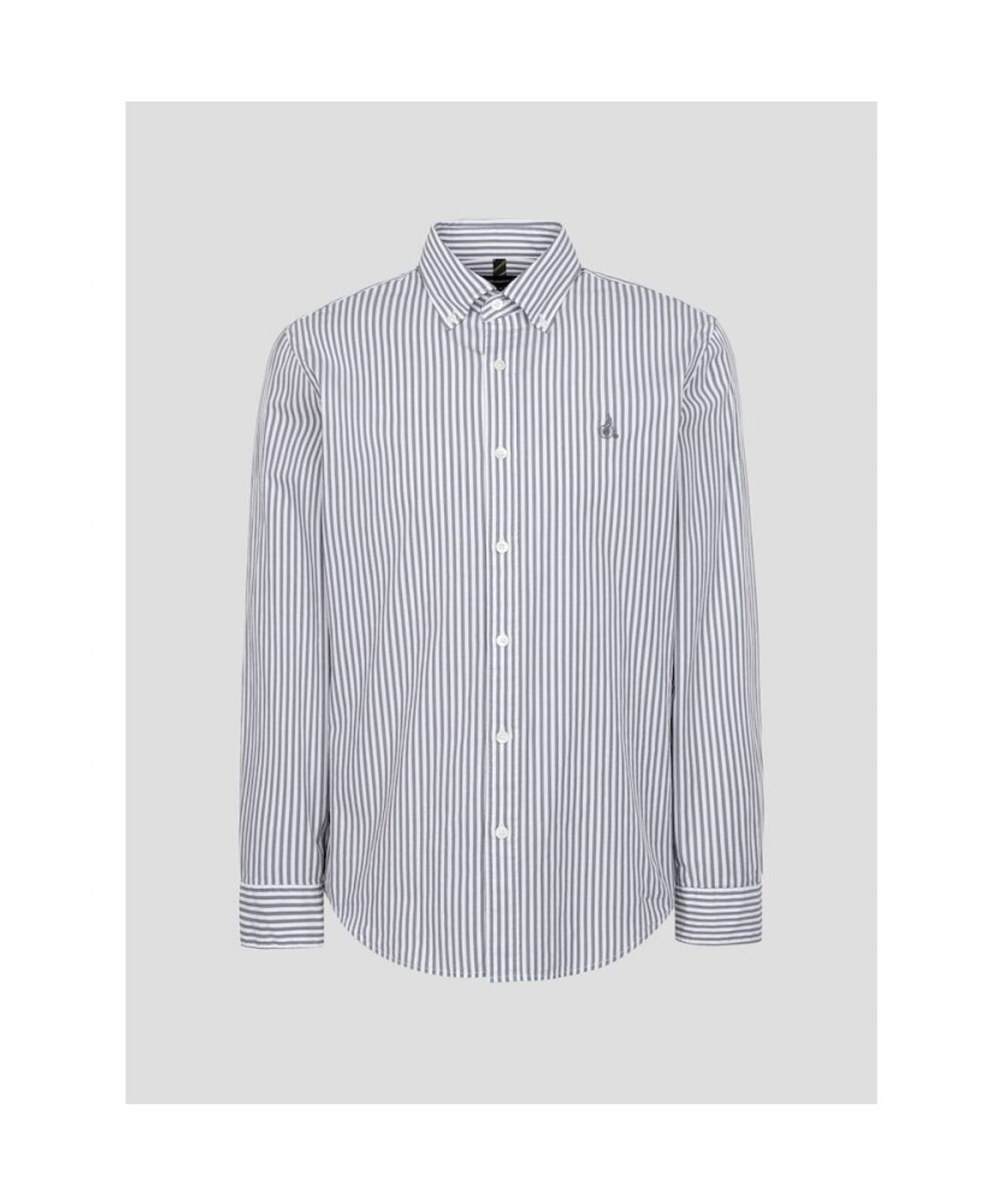 빈폴 멘(BEANPOLE MEN) [Essential] 남녀공용 플레인 스트라이프 셔츠  그레이 (BC5164E033)
