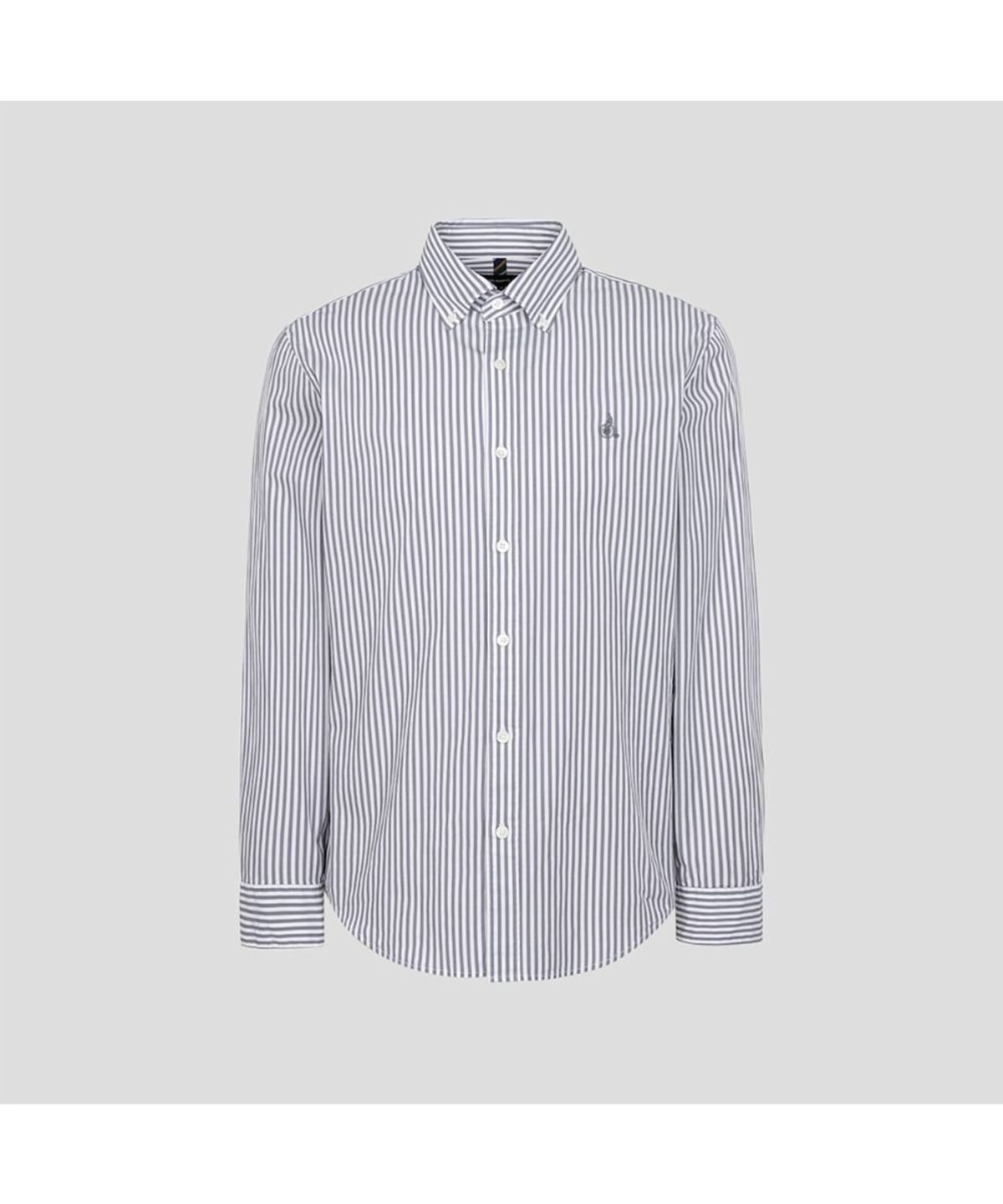 빈폴 멘(BEANPOLE MEN) [Essential] 남녀공용 플레인 스트라이프 셔츠  그레이 (BC5164E033)