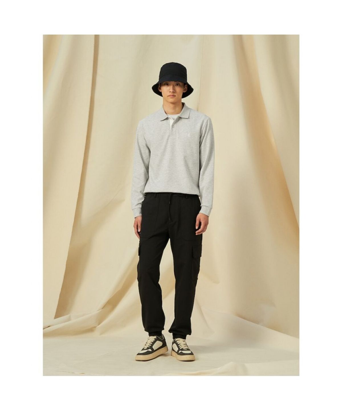 빈폴 멘(BEANPOLE MEN) 조거 팬츠  블랙 (BC5121C315)