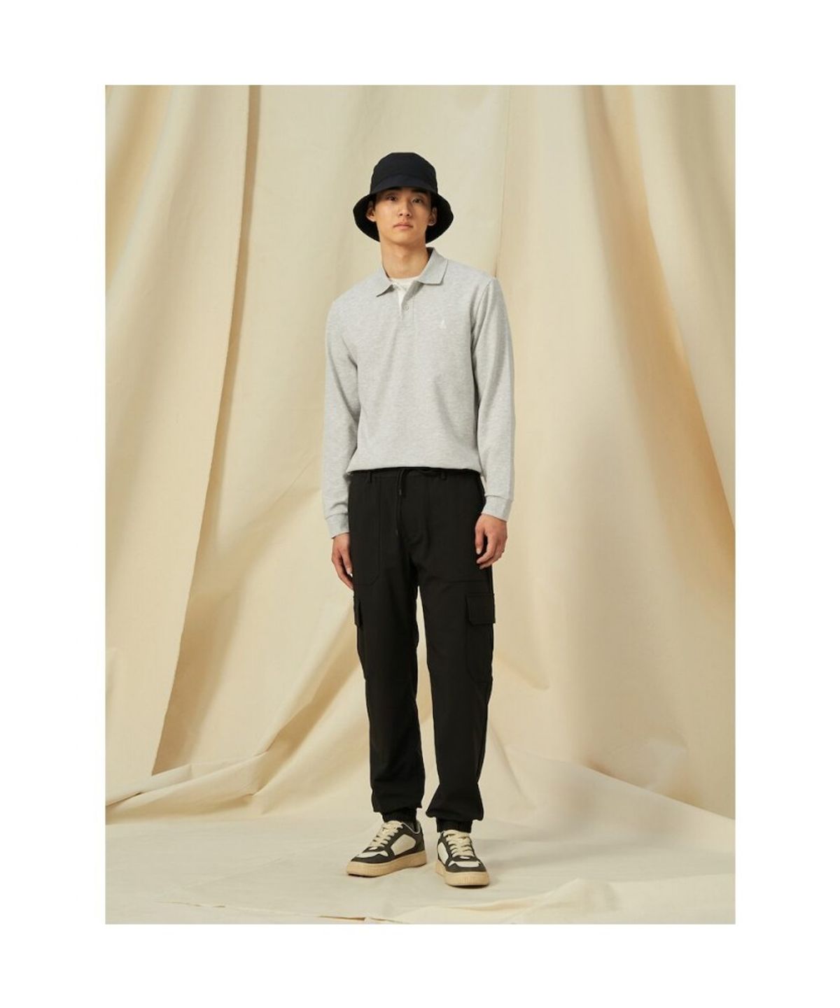 빈폴 멘(BEANPOLE MEN) 조거 팬츠  블랙 (BC5121C315)