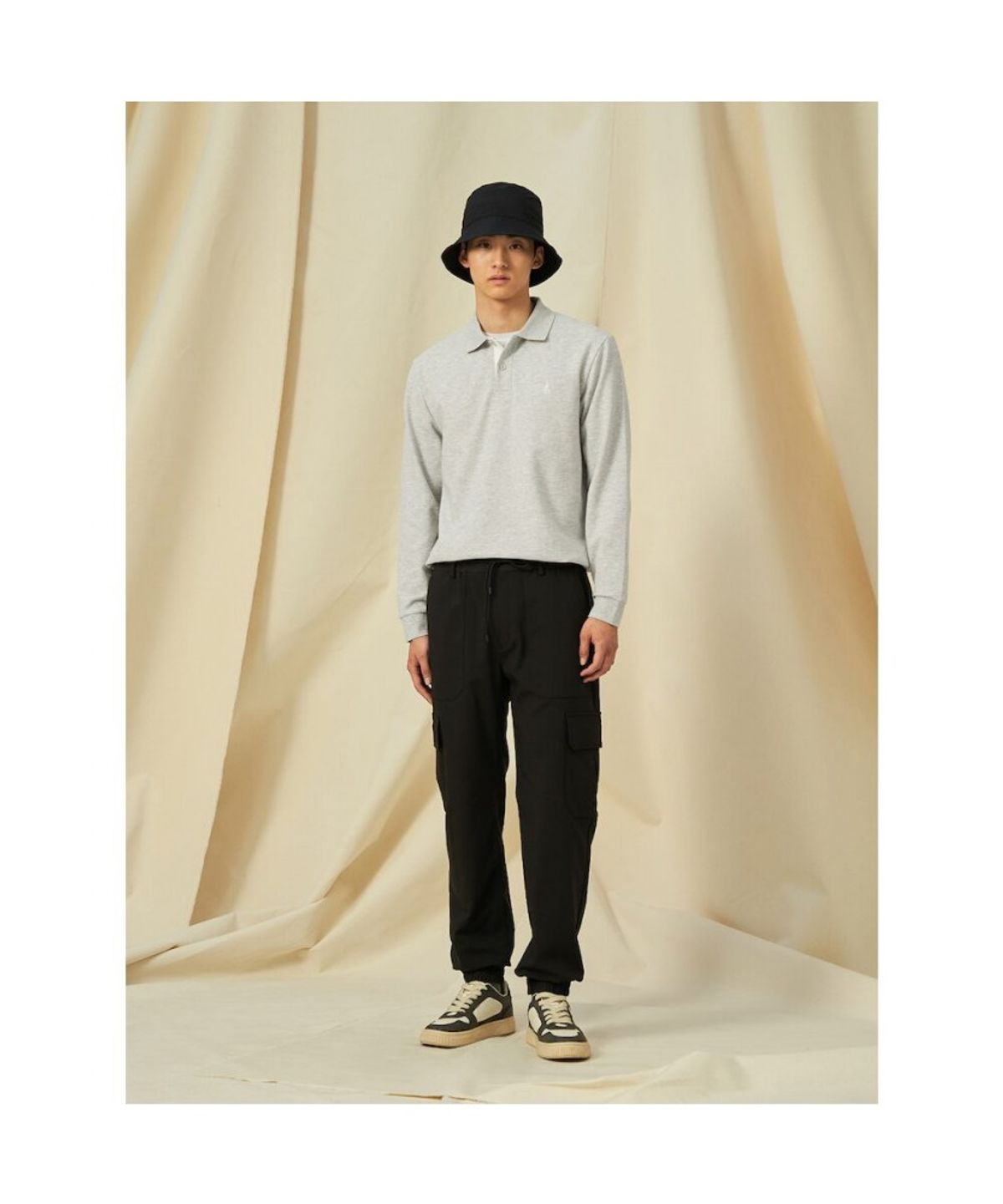빈폴 멘(BEANPOLE MEN) 조거 팬츠  블랙 (BC5121C315)