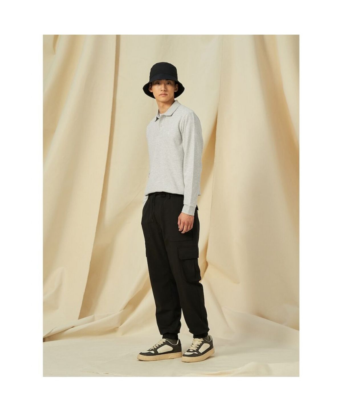 빈폴 멘(BEANPOLE MEN) 조거 팬츠  블랙 (BC5121C315)